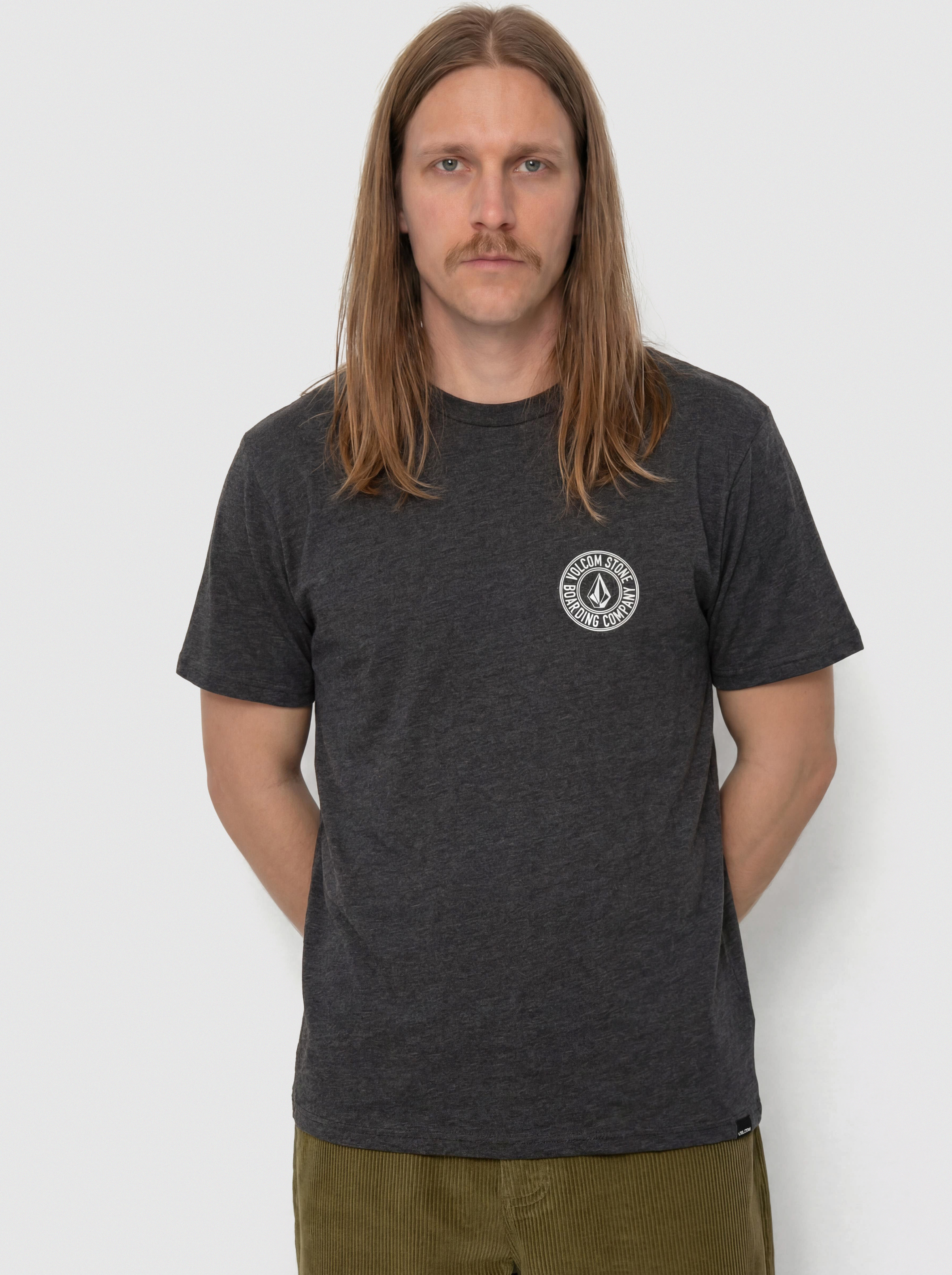 Volcom Drain You Hth Póló (heather black)