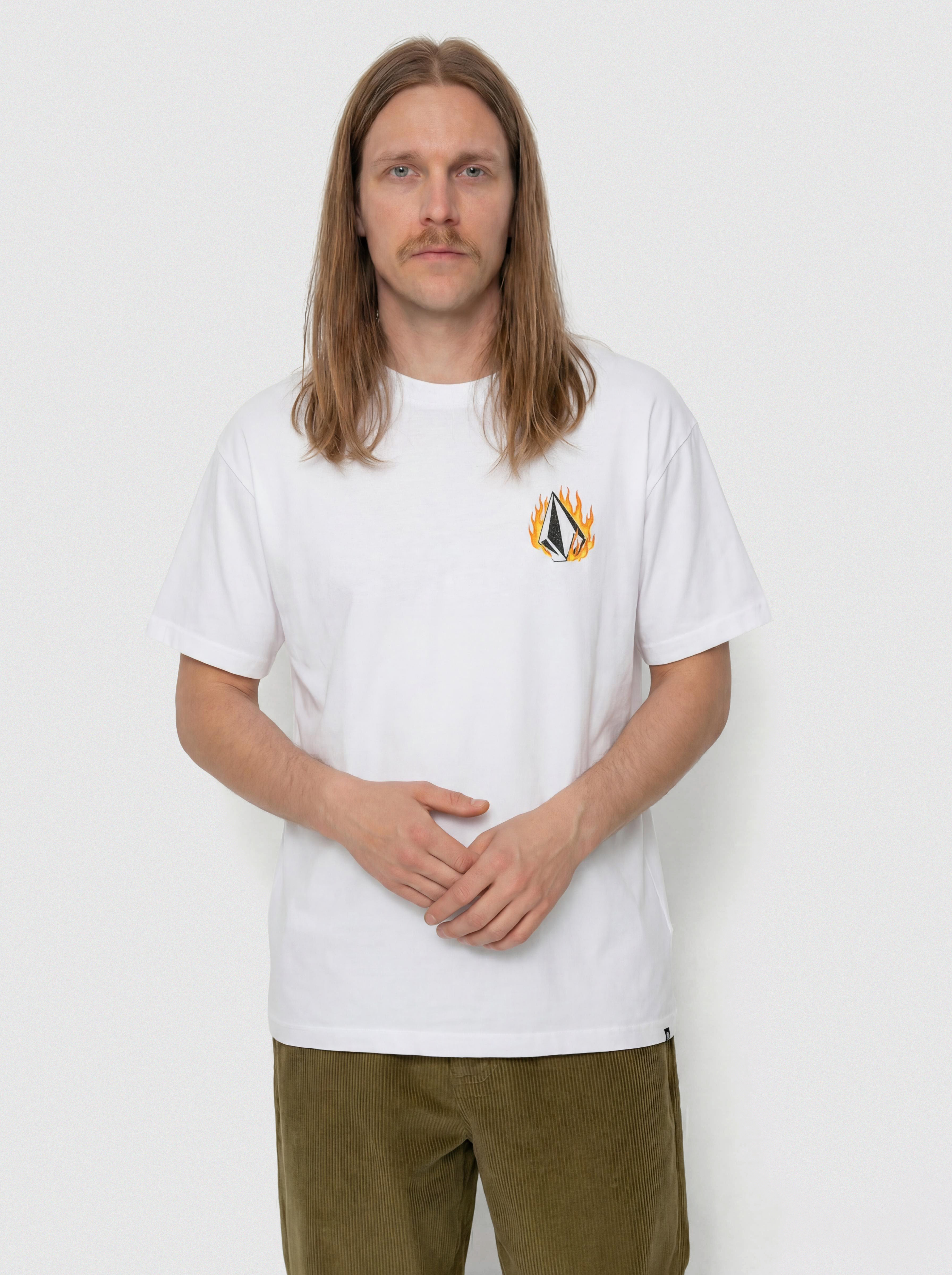 Volcom Double Fantasy Lse Póló (white)