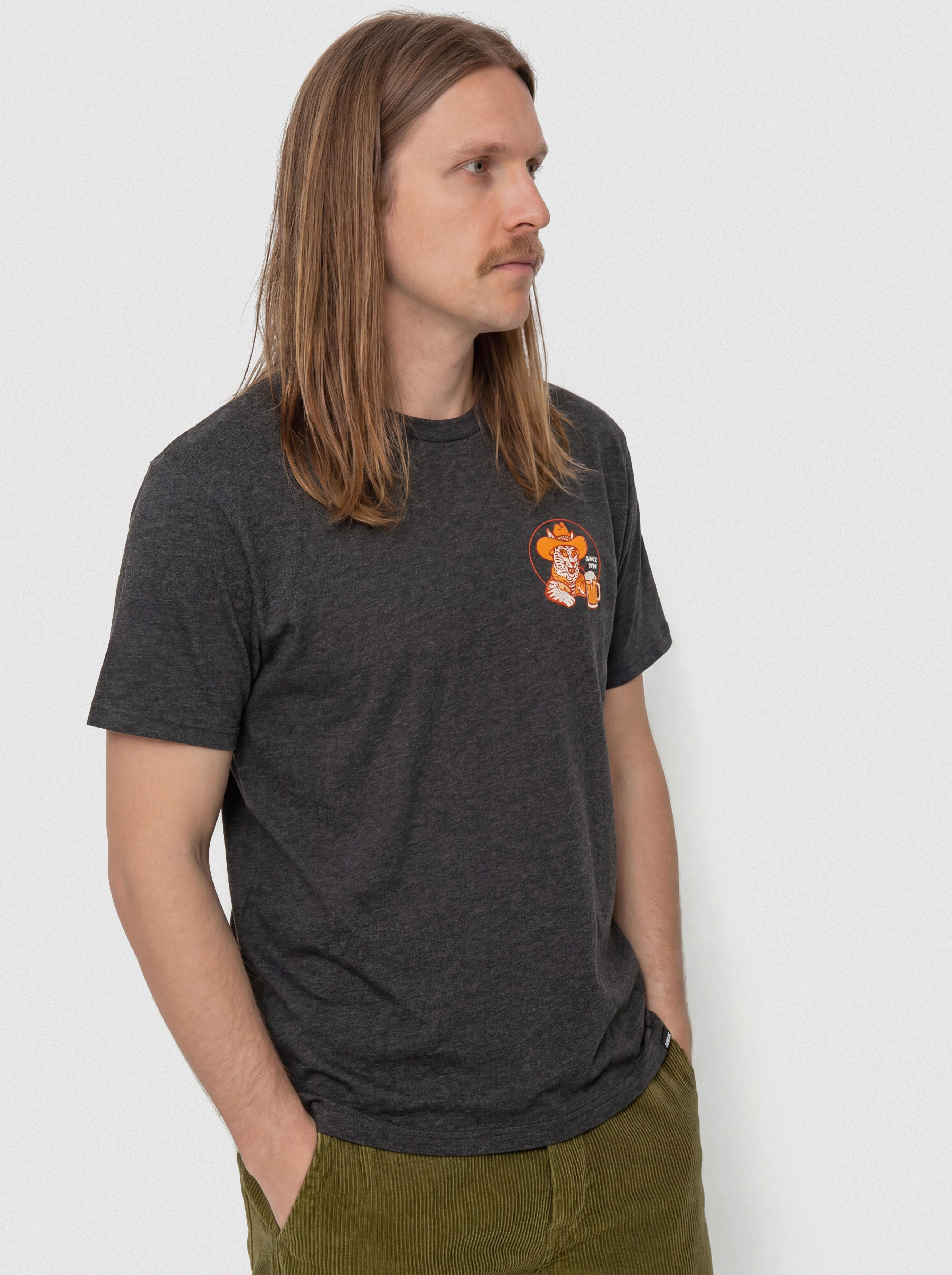 Volcom Meowdy Hth Póló (heather black)
