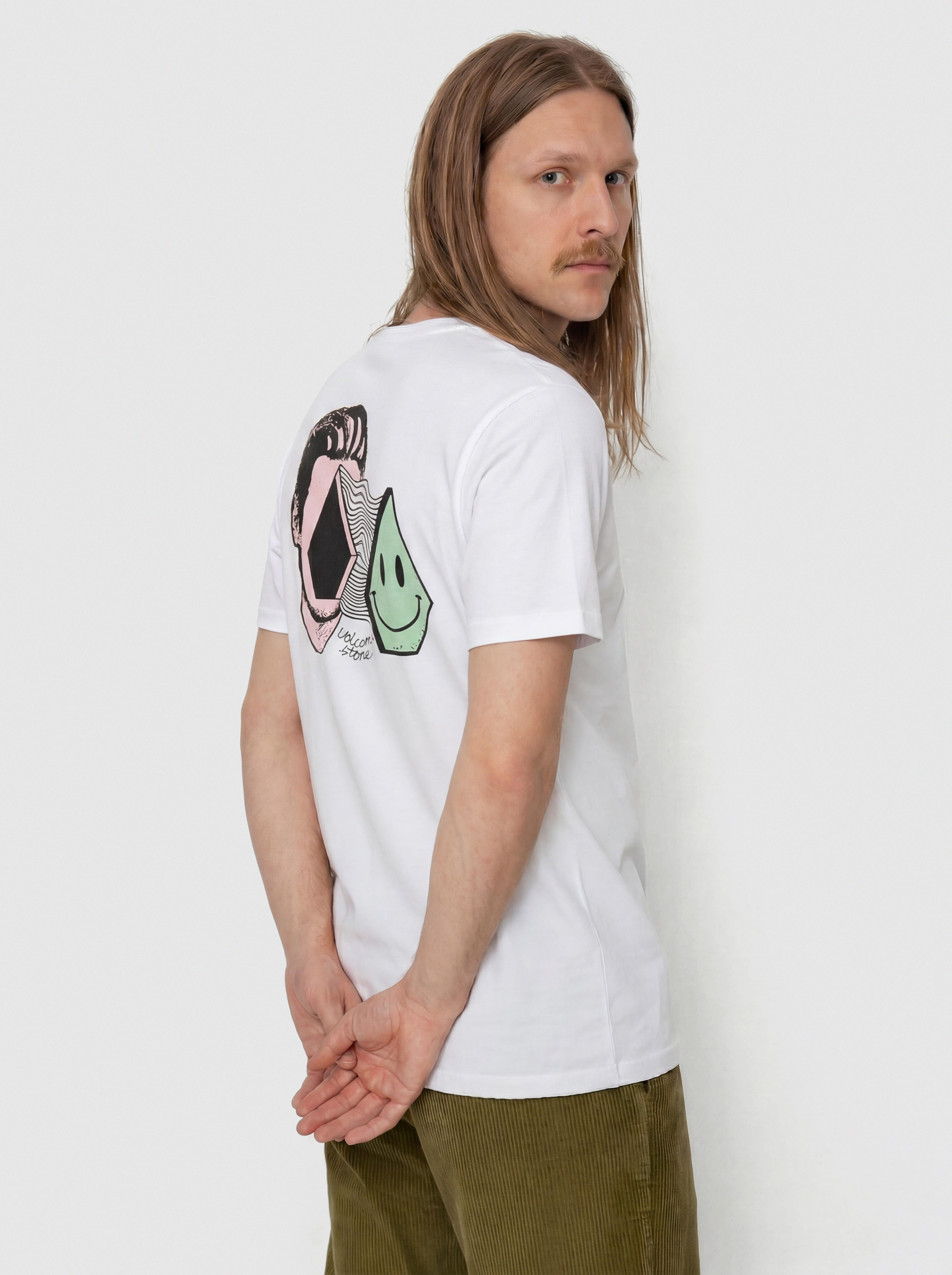Póló Volcom Aura Bsc (white)