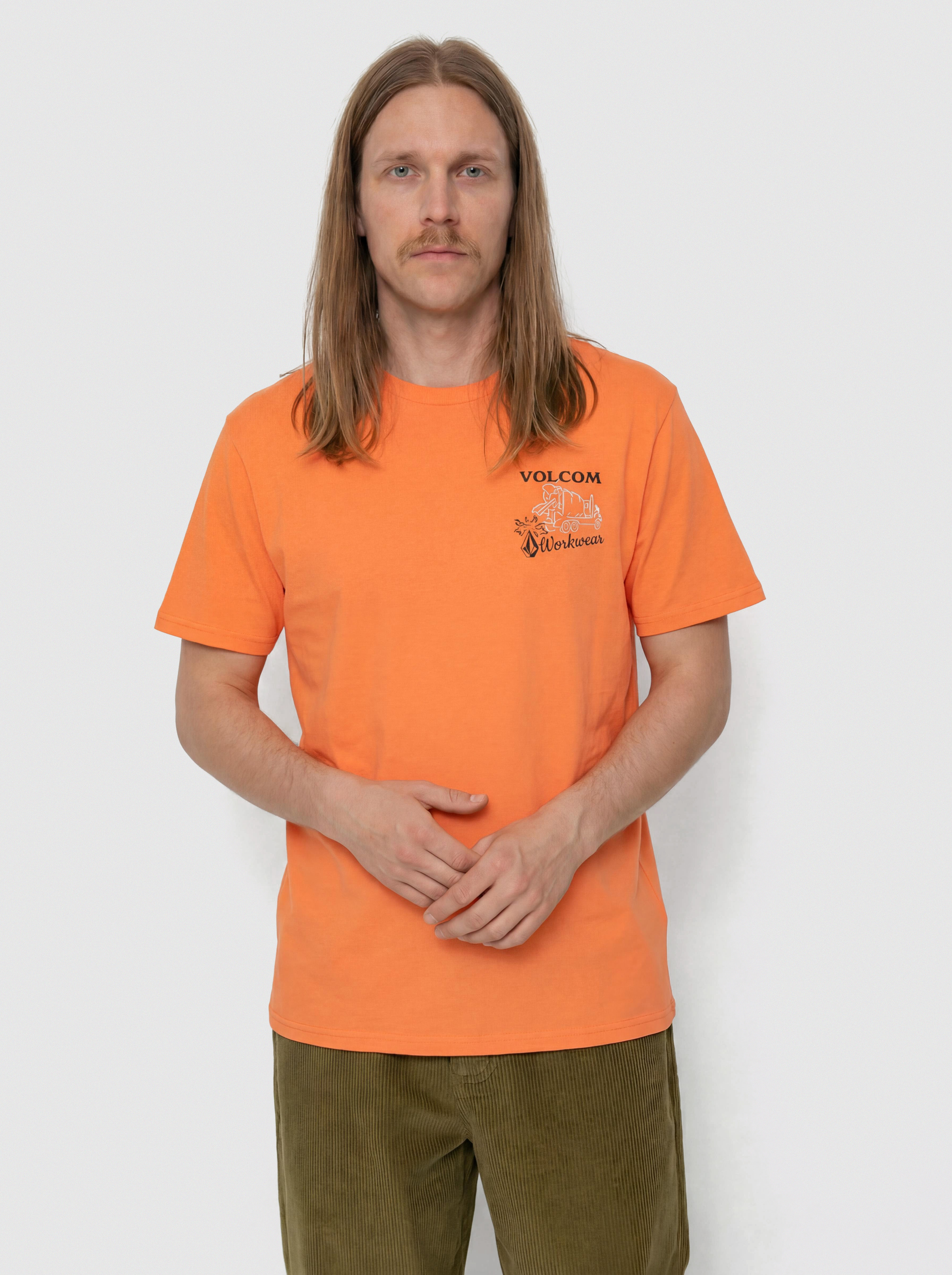 Volcom Pour Choices Bsc Póló (neon orange)