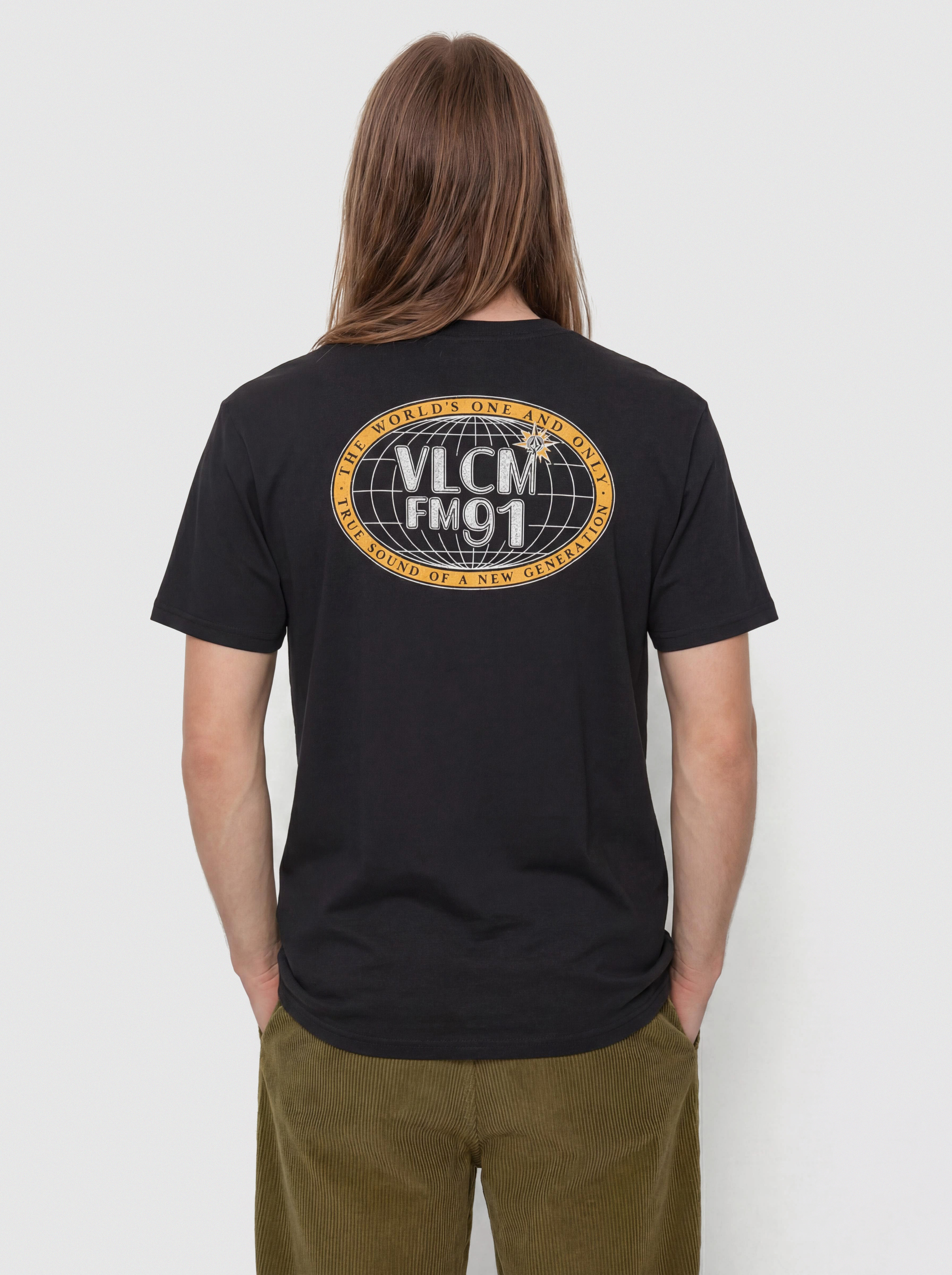Póló Volcom Tune In (antique black)