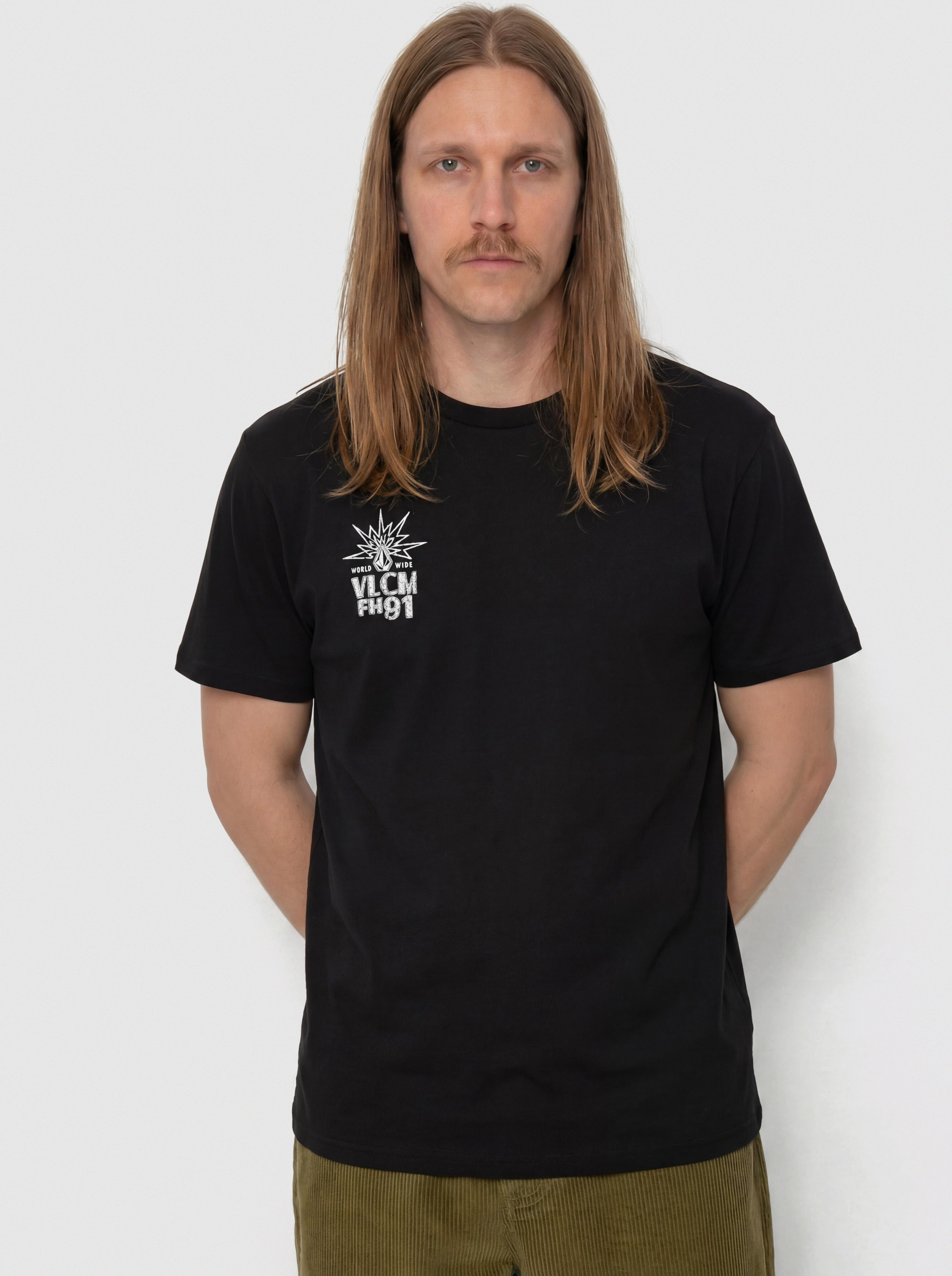Póló Volcom Tune In (antique black)