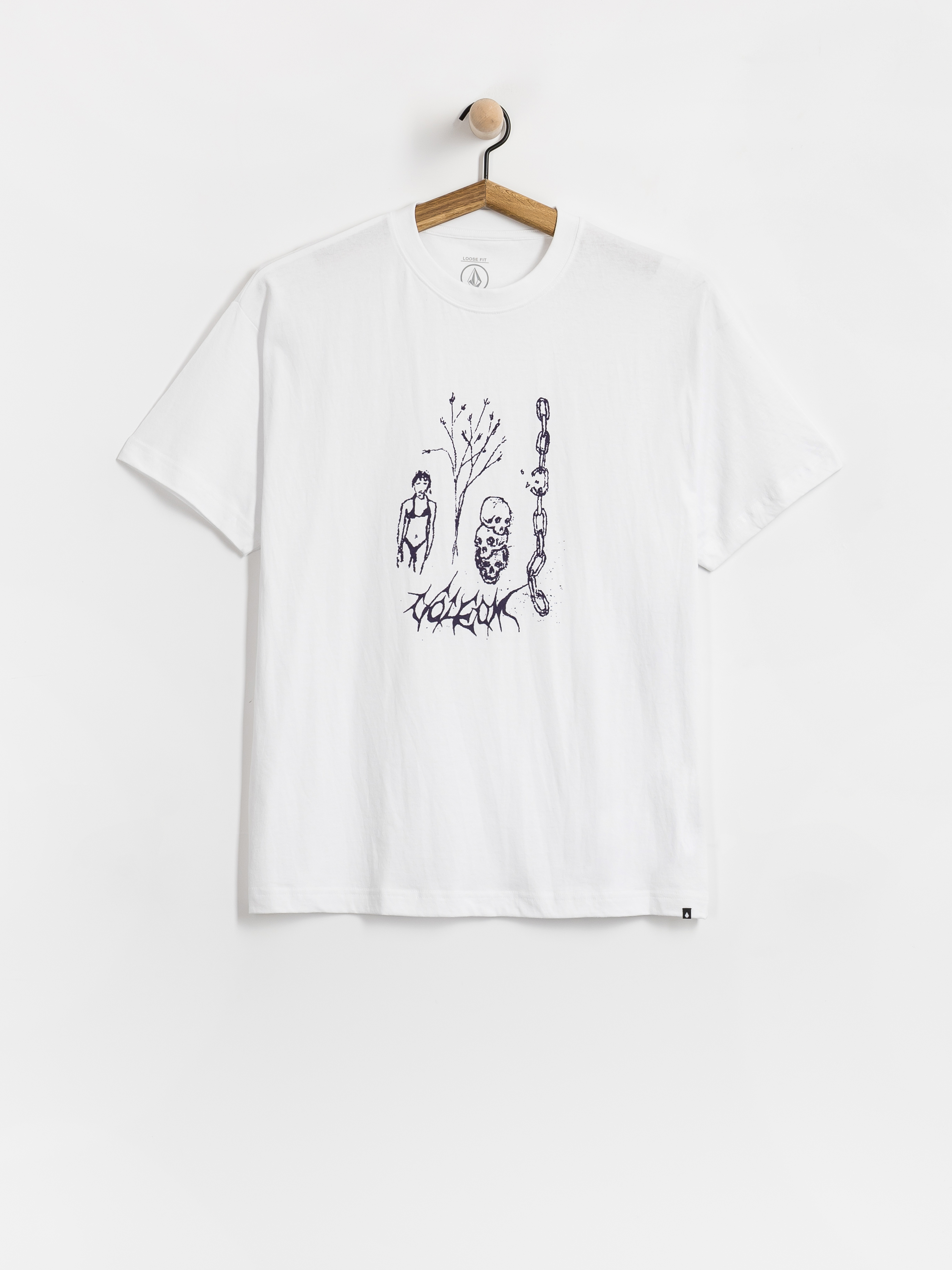 Volcom Poetic Dess Lse Póló (white)