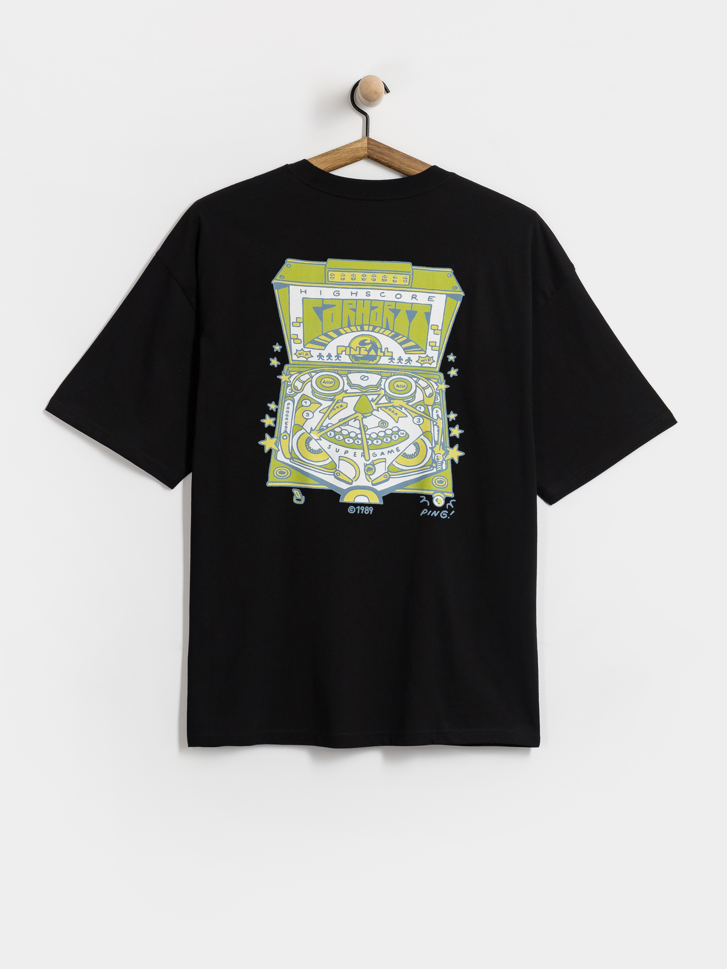 Póló Carhartt WIP Pinball (black)