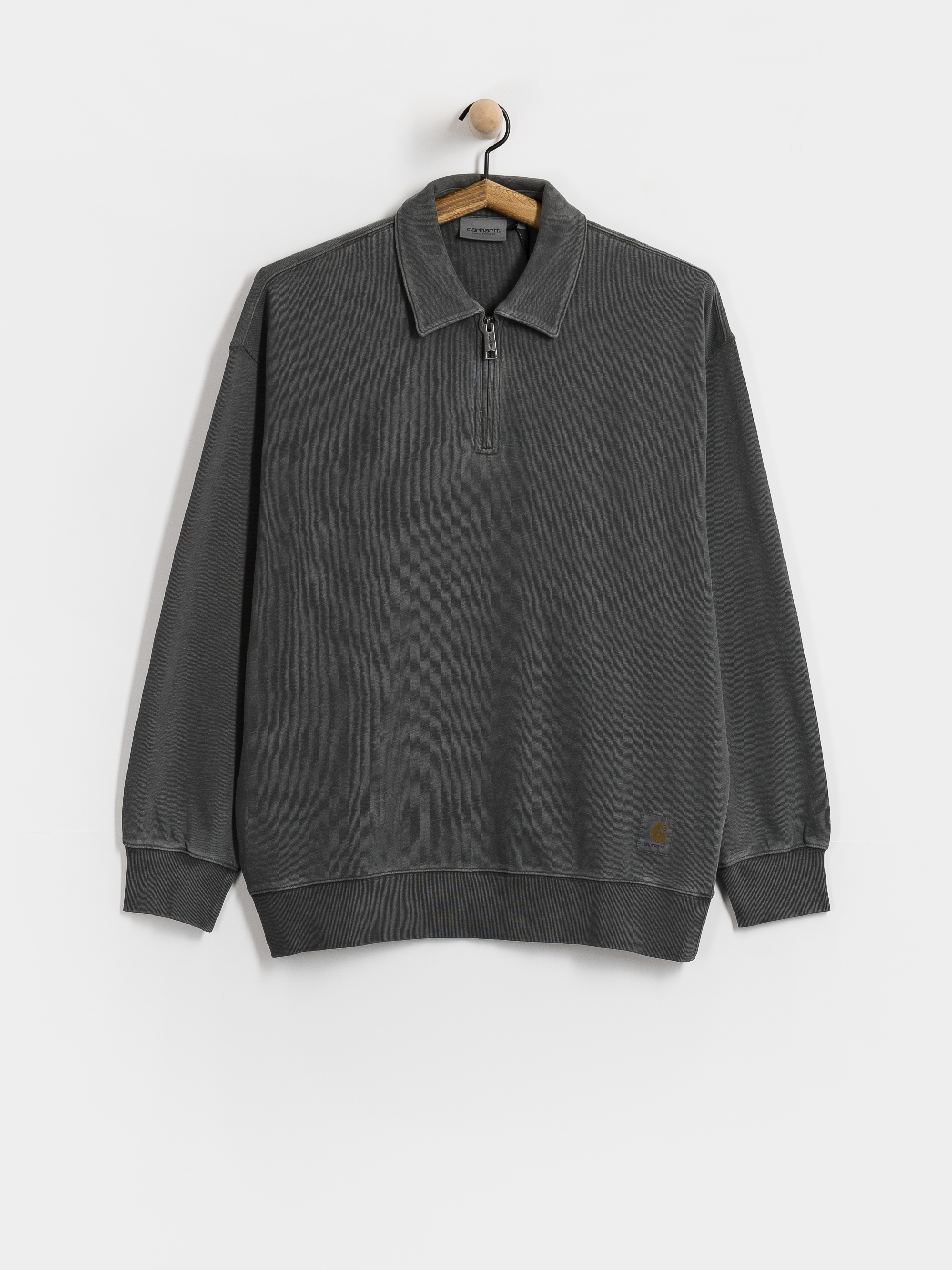 Pulóver Carhartt WIP Harper Polo (black)