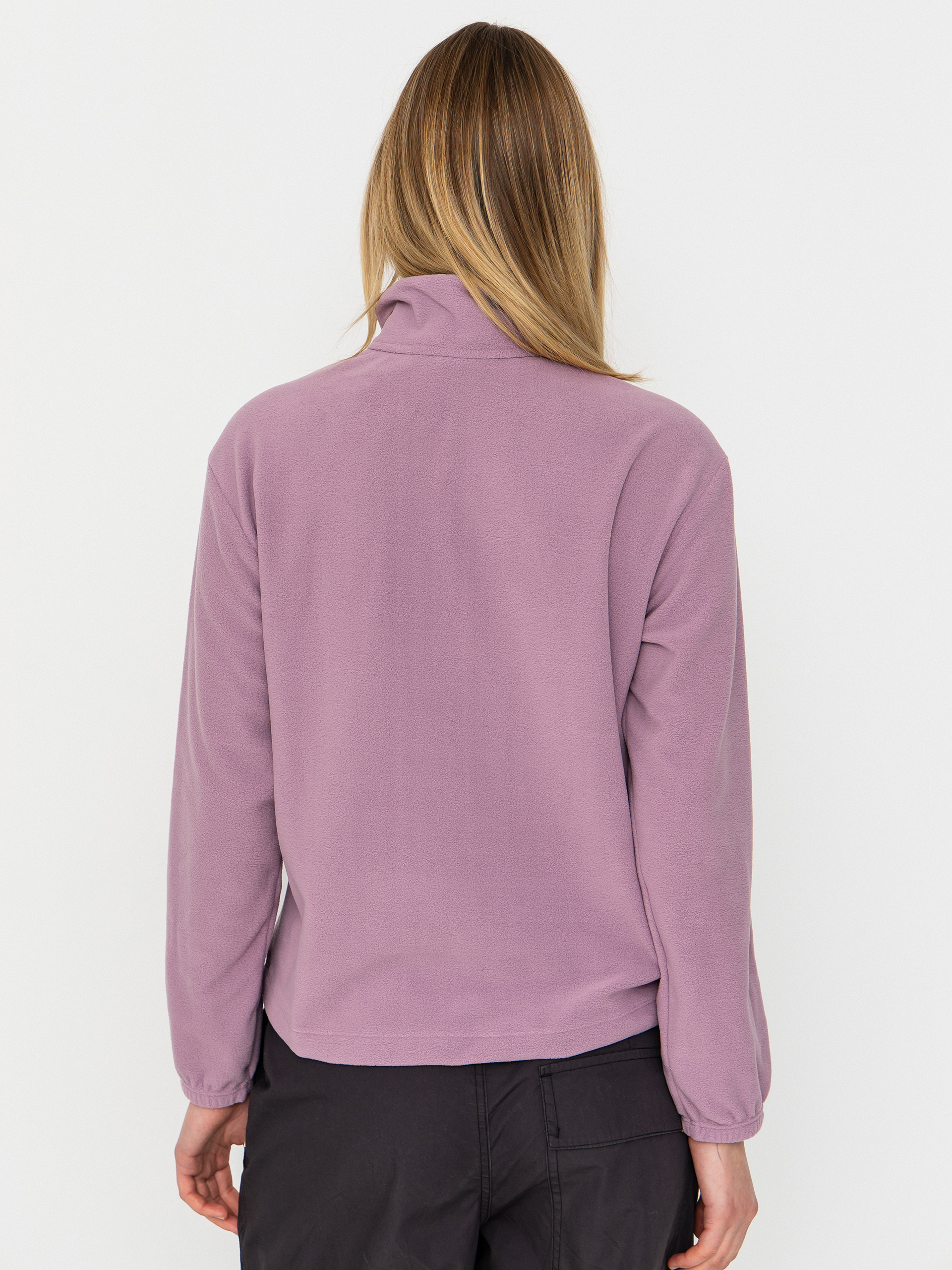 Női Patagonia Micro D 1/2 Zip Polár pulóver (light violet)