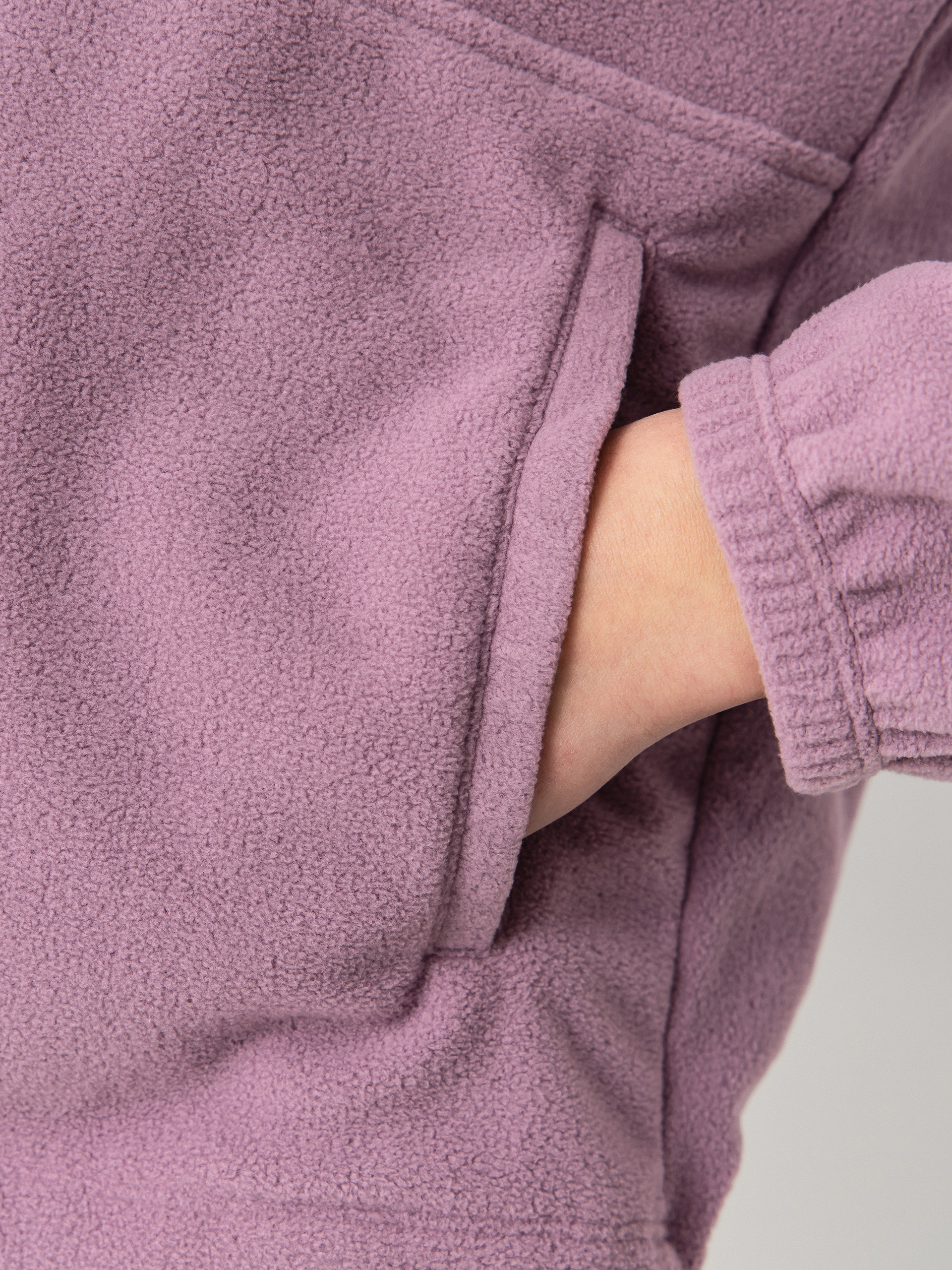 Női Patagonia Micro D 1/2 Zip Polár pulóver (light violet)