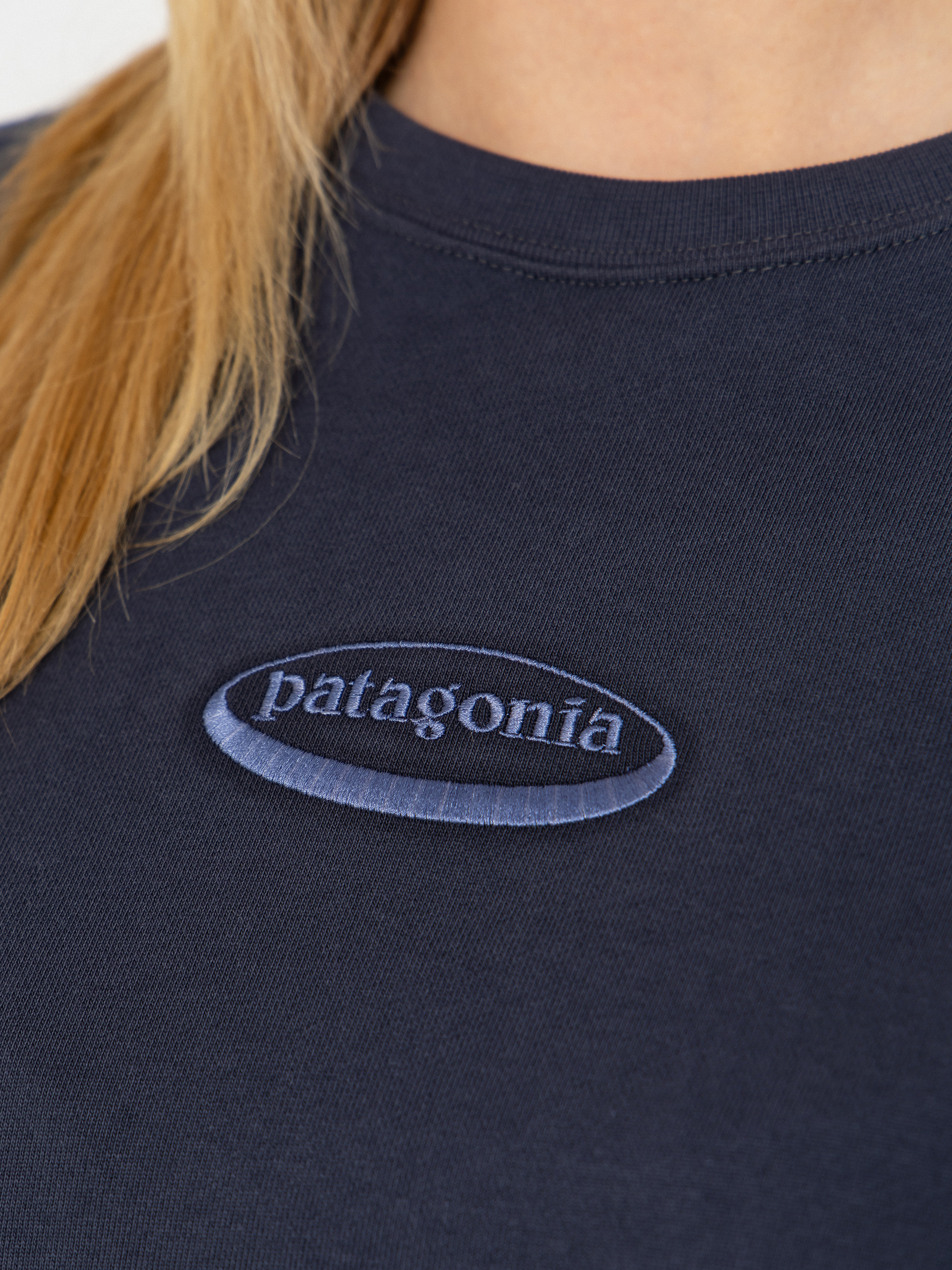 Patagonia 95 Oval Logo Daily Wmn Pulóver (smolder blue)