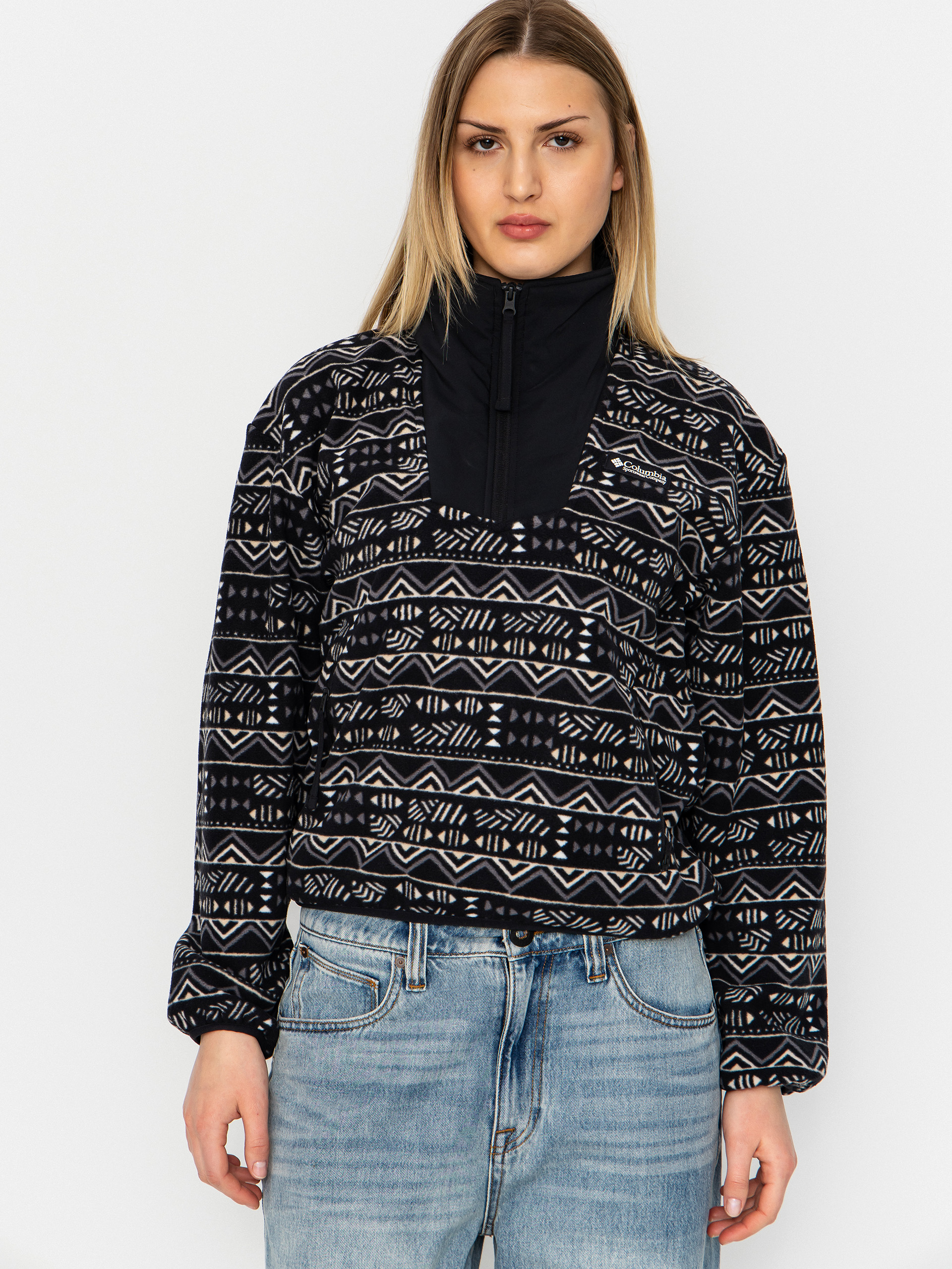 Columbia Sequoia Grove Printed Half Zip Wmn Polár pulóver