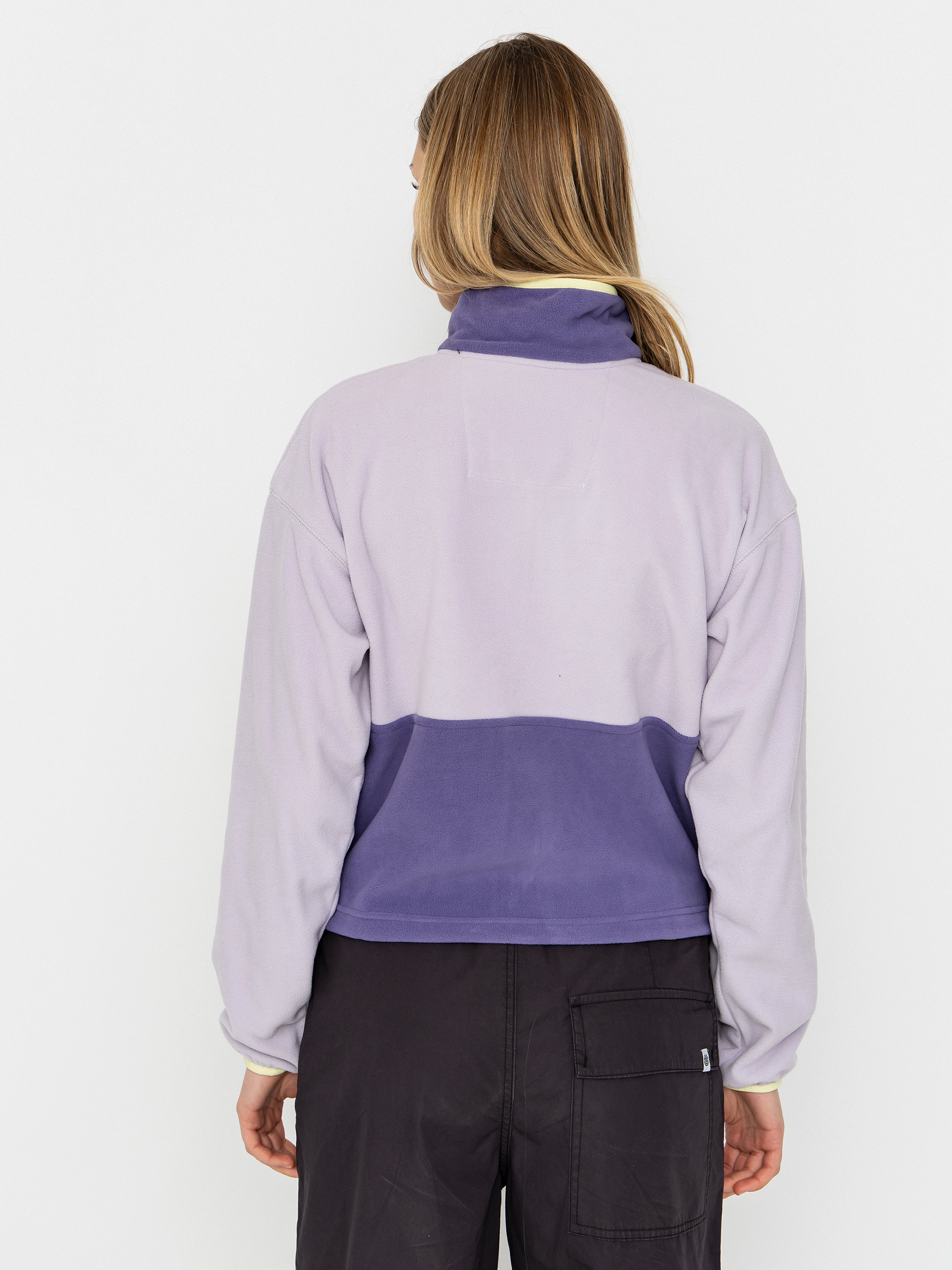 Női Columbia Backbowl II Full Zip Polár pulóver (lavender pearl/stormwatch/citron haze)