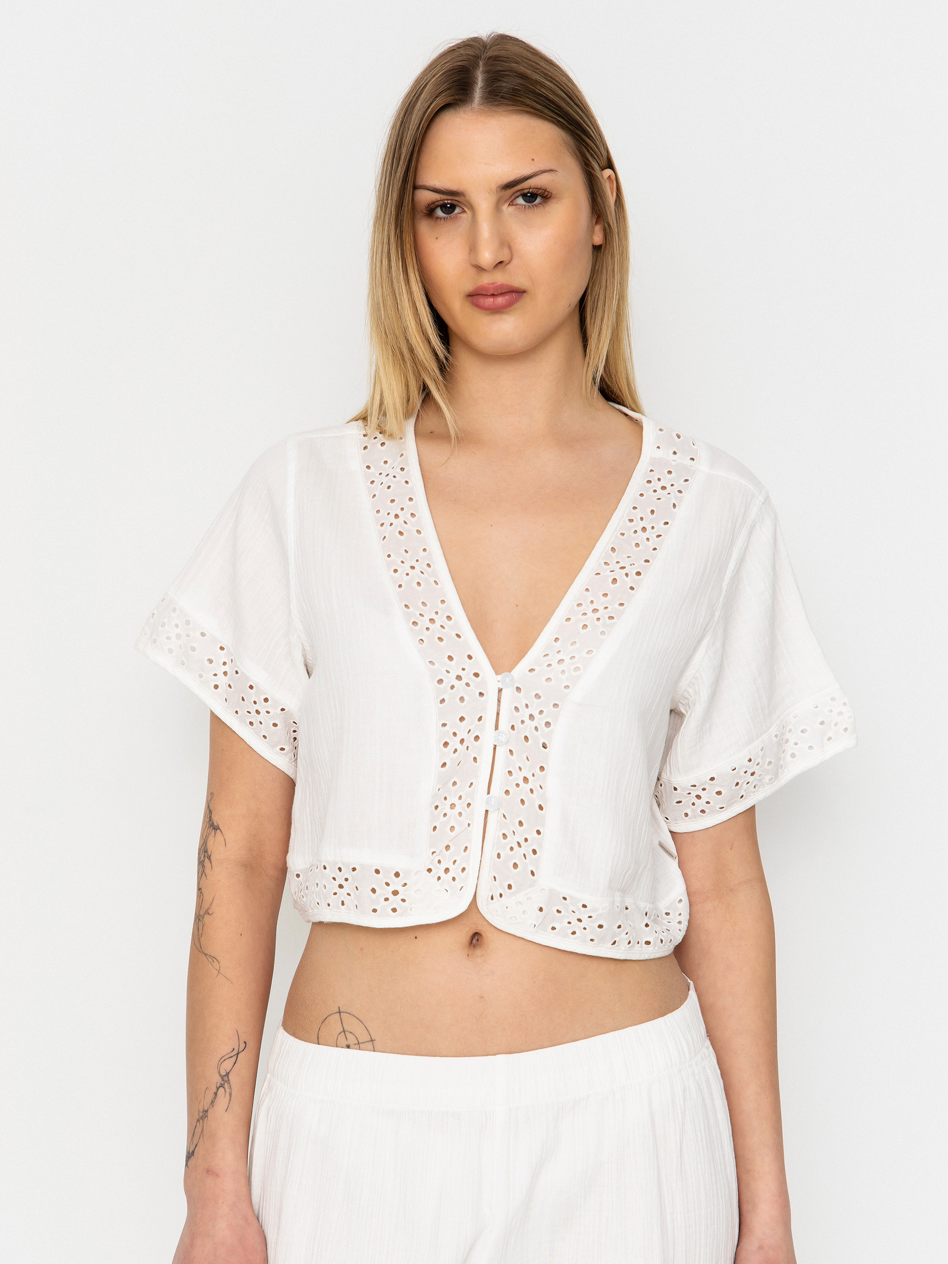 Brixton Seaside Eyelet Top Wmn Ing (off white eyelet)