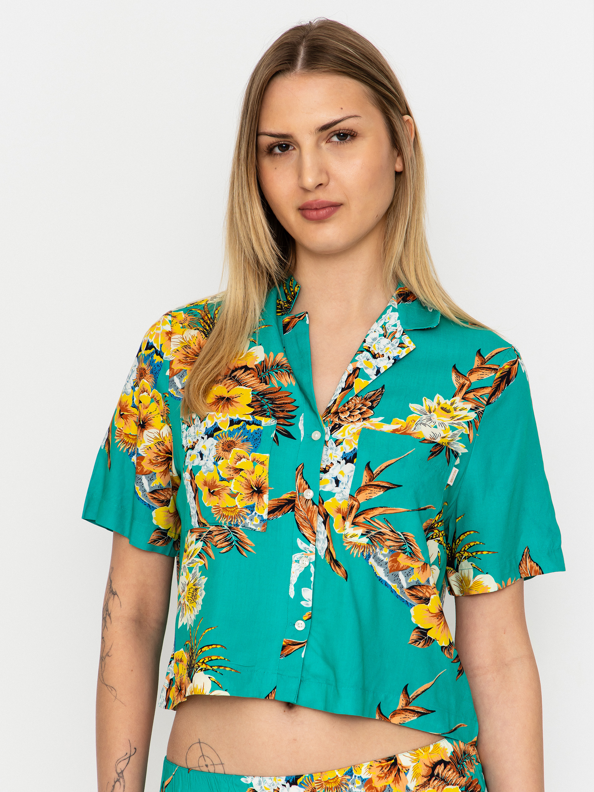 Brixton Campos Button Down Wmn Ing