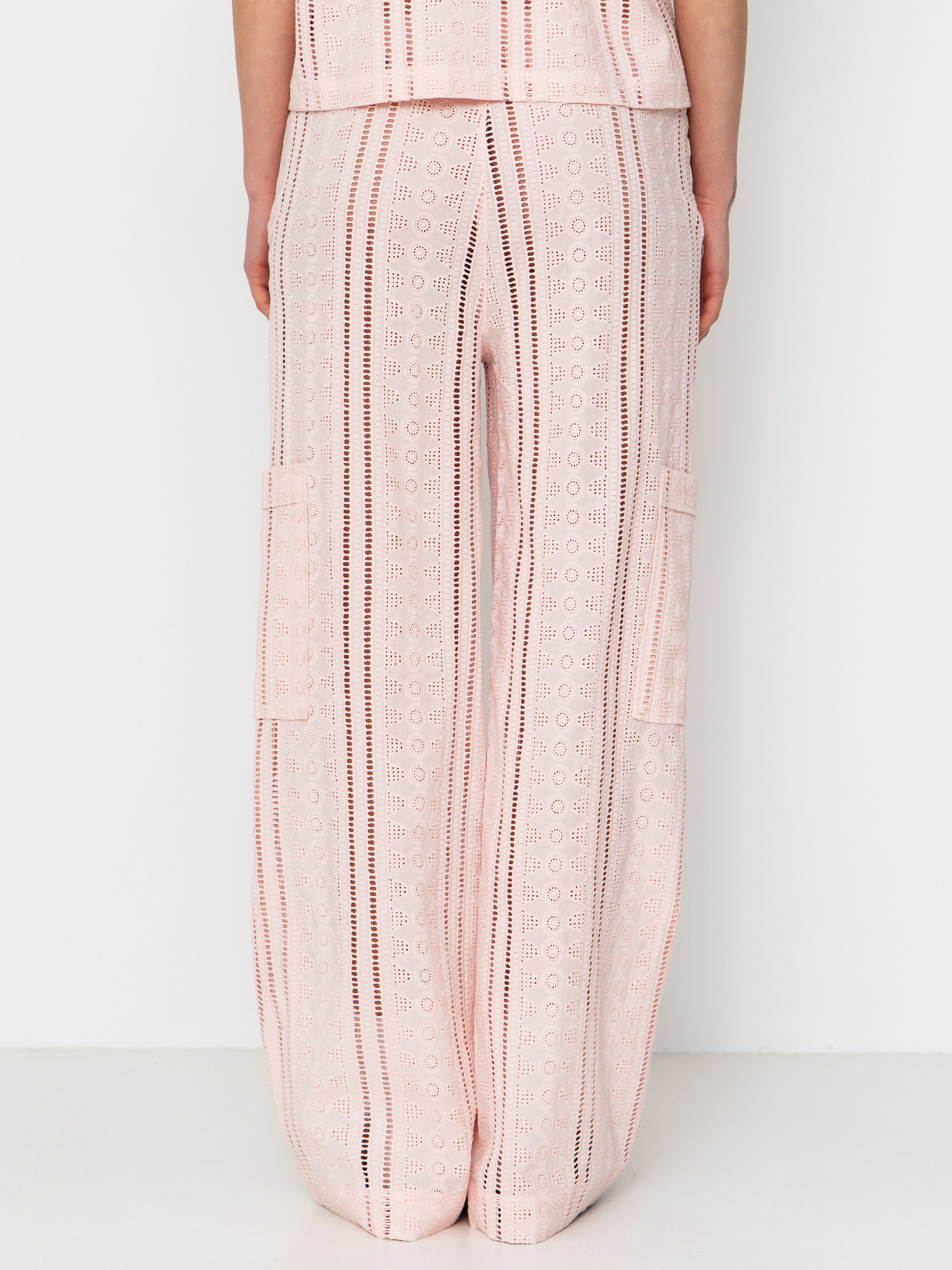 Brixton The Mercer Wide Leg Trouser Wmn Kisnadrág (chalk pink)