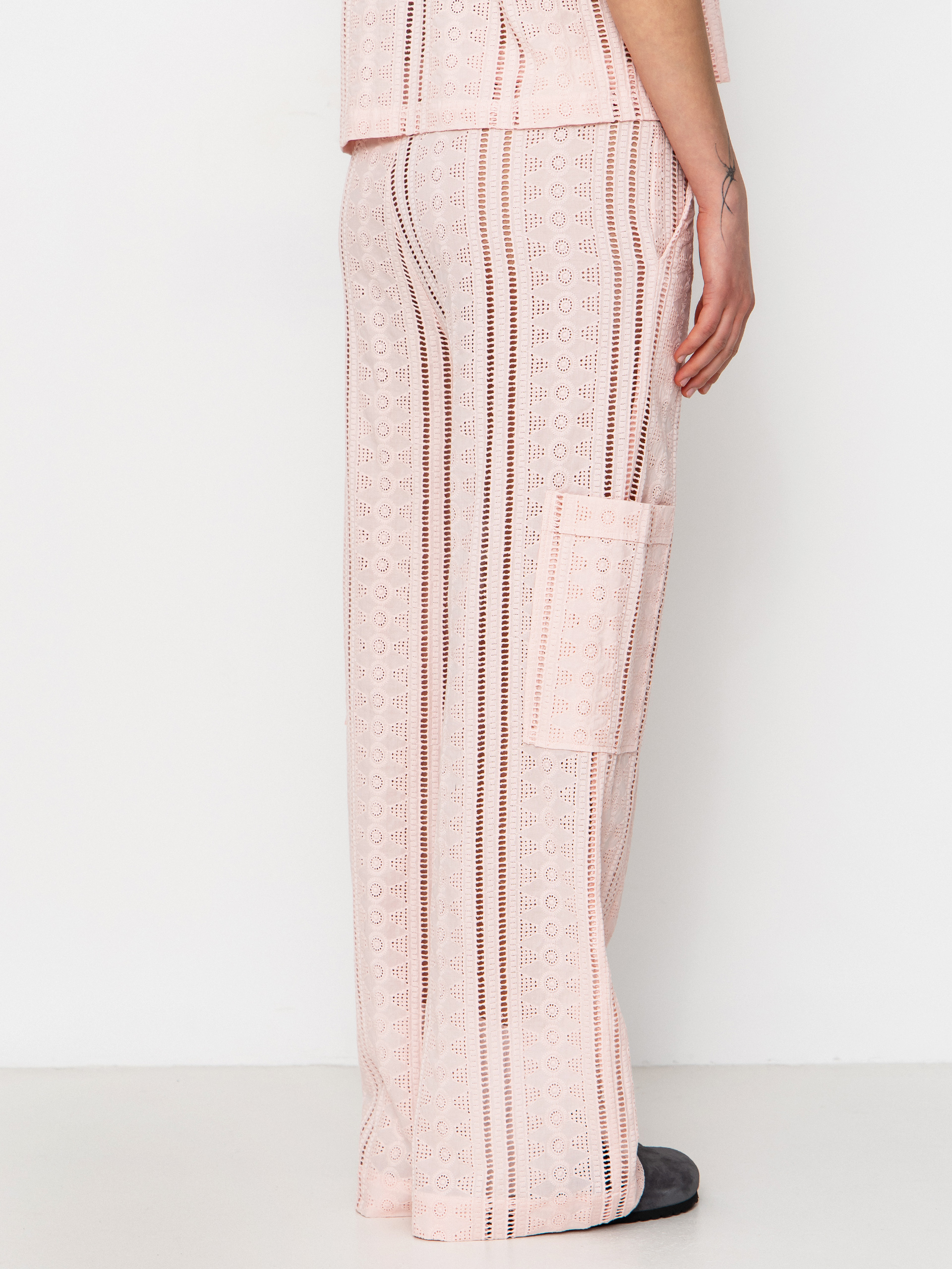 Brixton The Mercer Wide Leg Trouser Wmn Kisnadrág (chalk pink)