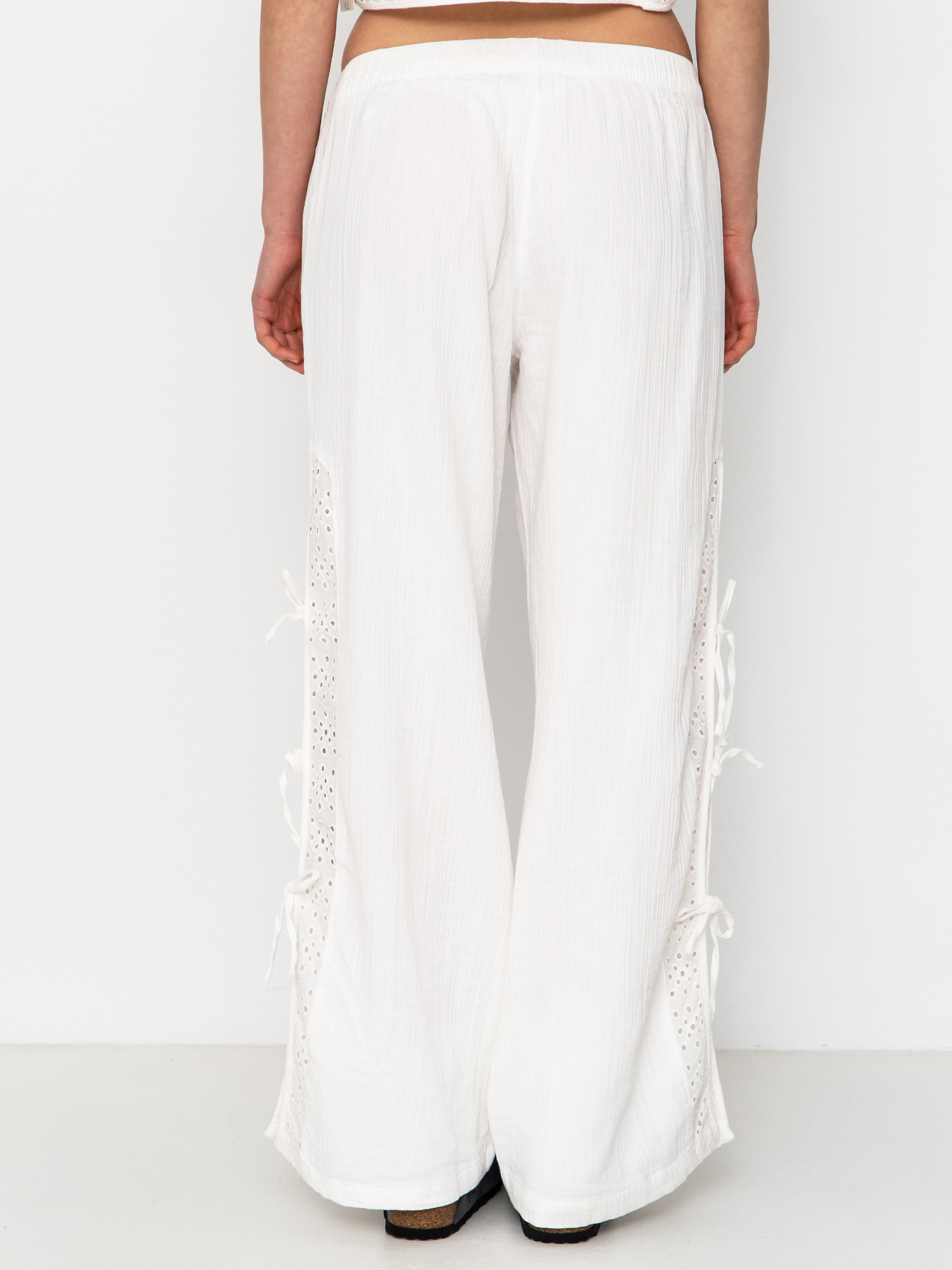 Brixton Seaside Eyelet Wide Leg Wmn Kisnadrág (off white eyelet)