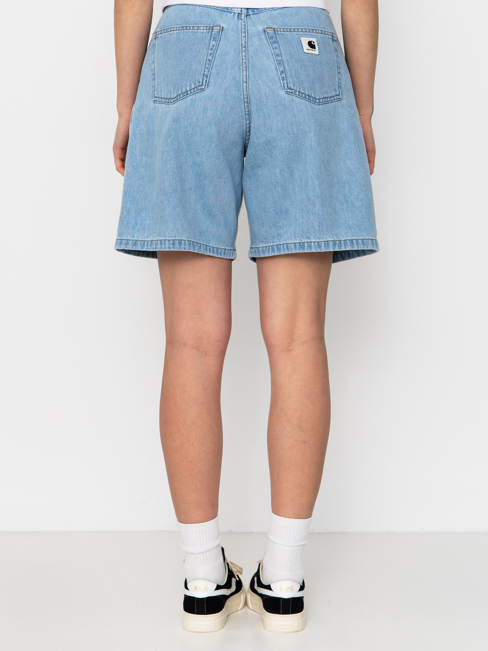 Carhartt WIP Alta Wmn Rövidnadrág (blue stone bleached)