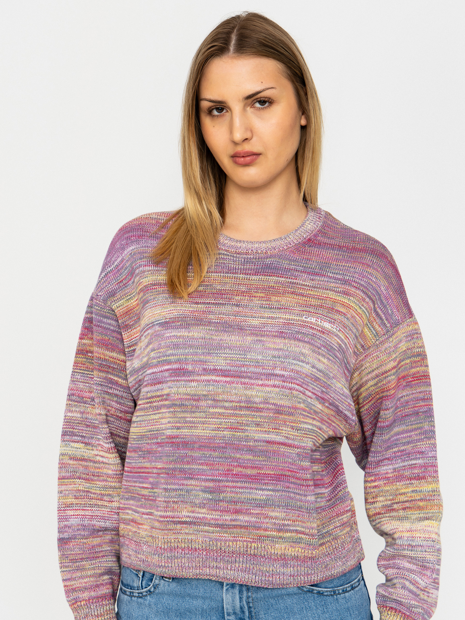 Carhartt WIP Keenaner Wmn Pulóver (gradient/gentle purple)
