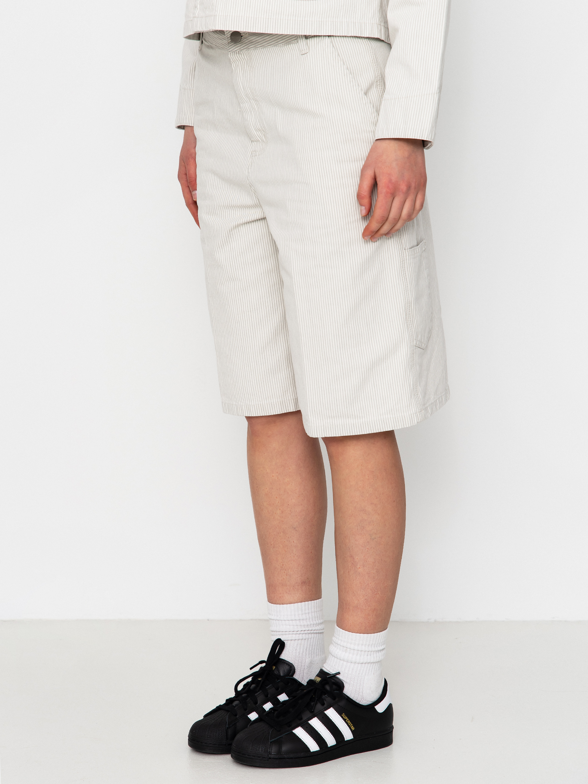 Carhartt WIP Mercer Single Knee Wmn Rövidnadrág (mercer stripe/graphite/wax)