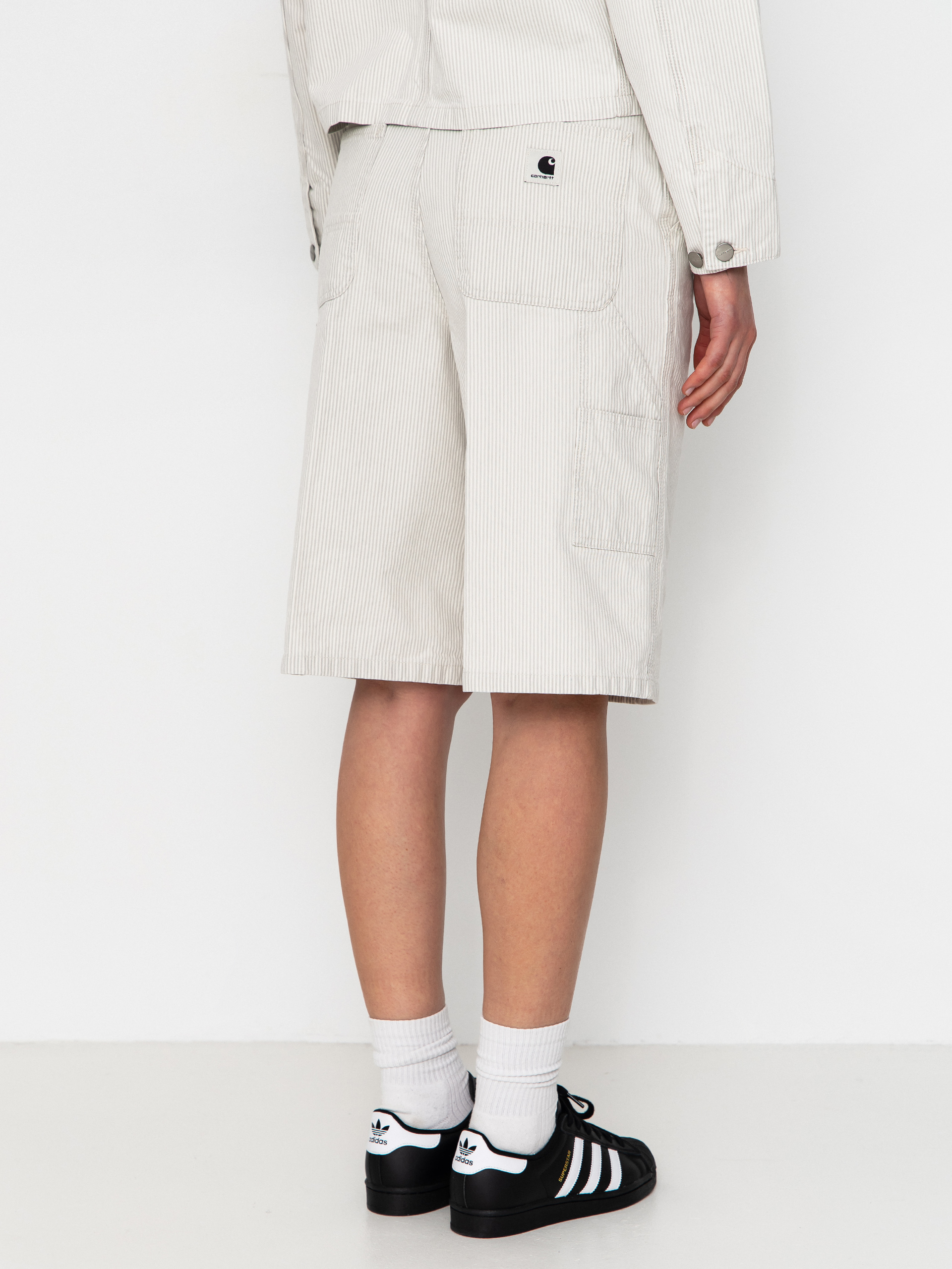 Carhartt WIP Mercer Single Knee Wmn Rövidnadrág (mercer stripe/graphite/wax)