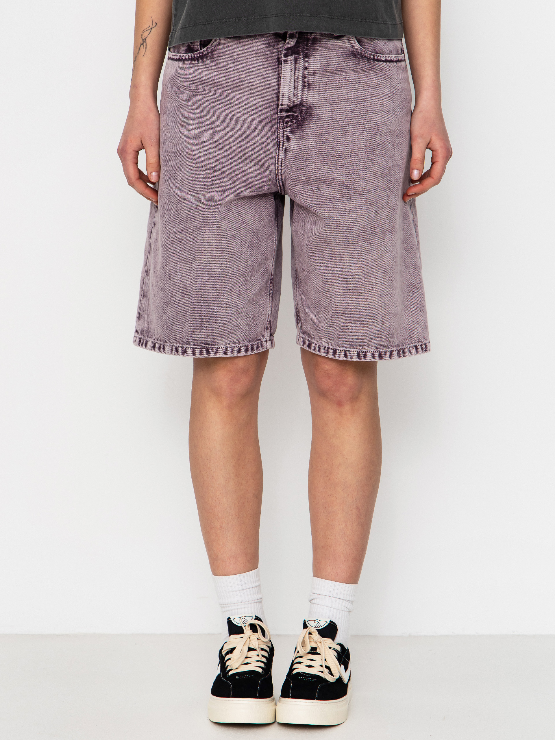 Carhartt WIP Brandon Wmn Ru00f6vidnadru00e1g (cozy purple chalk wash)