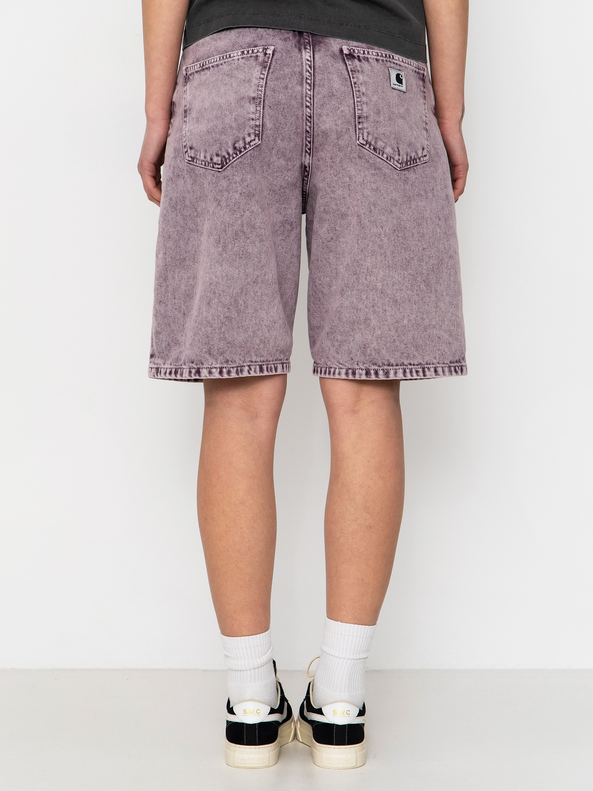 Carhartt WIP Brandon Wmn Rövidnadrág (cozy purple chalk wash)