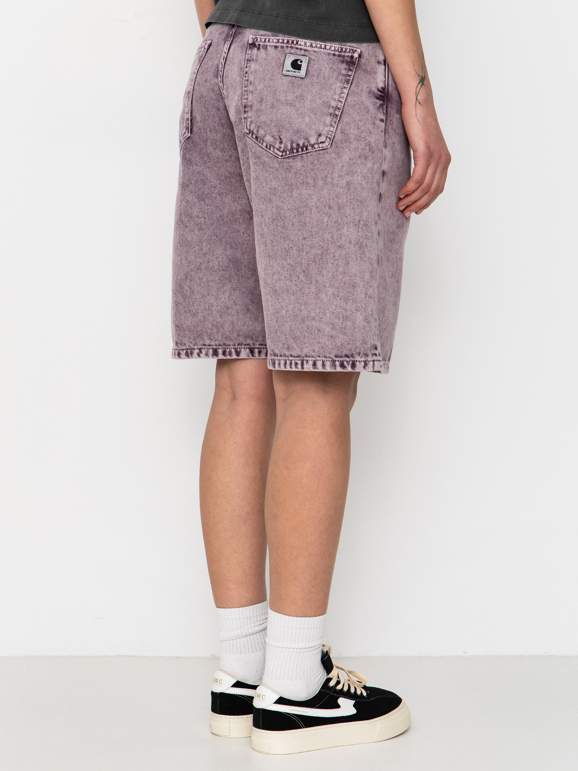 Carhartt WIP Brandon Wmn Rövidnadrág (cozy purple chalk wash)