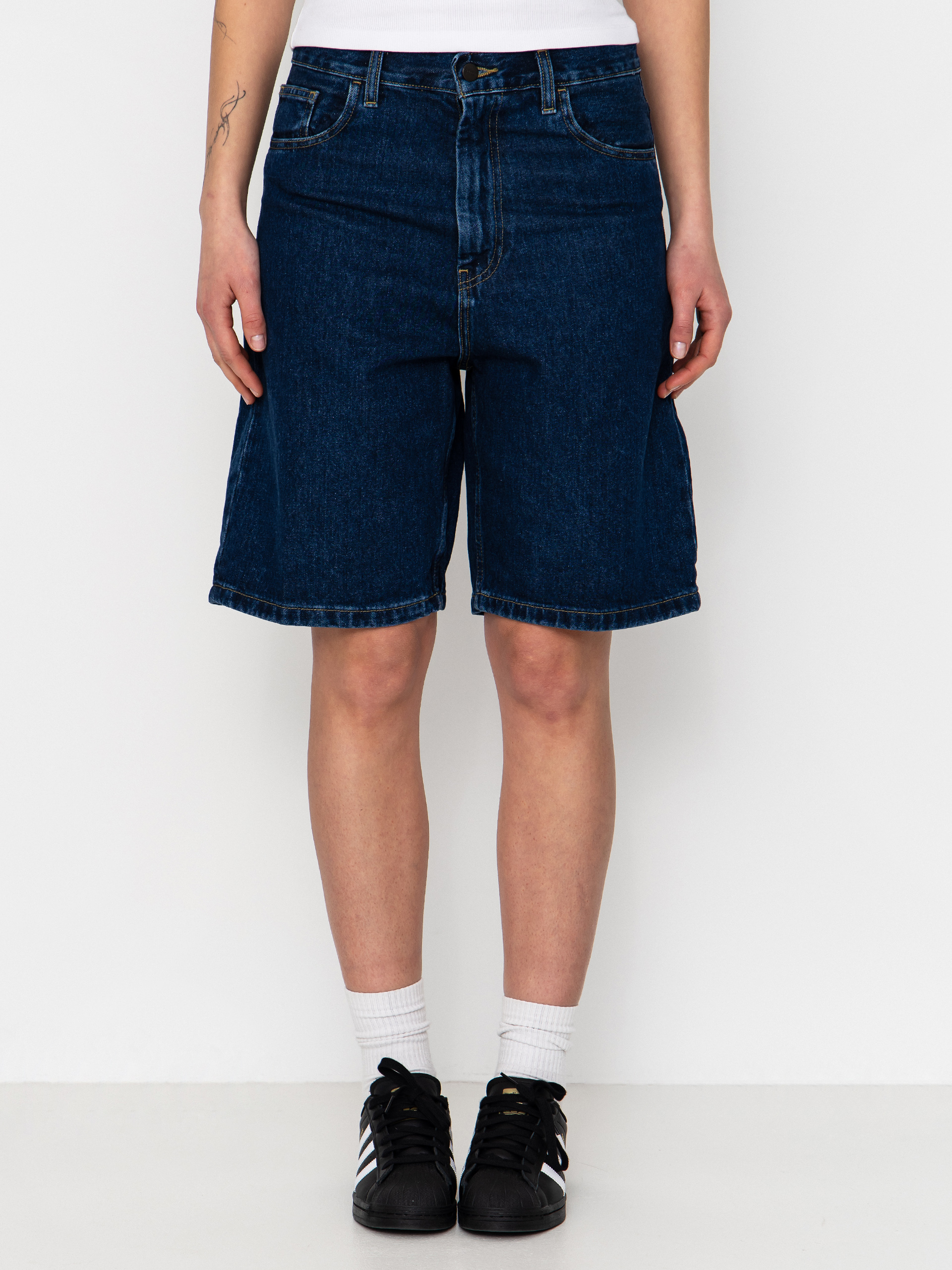 Carhartt WIP Brandon Wmn Rövidnadrág (blue stone washed)
