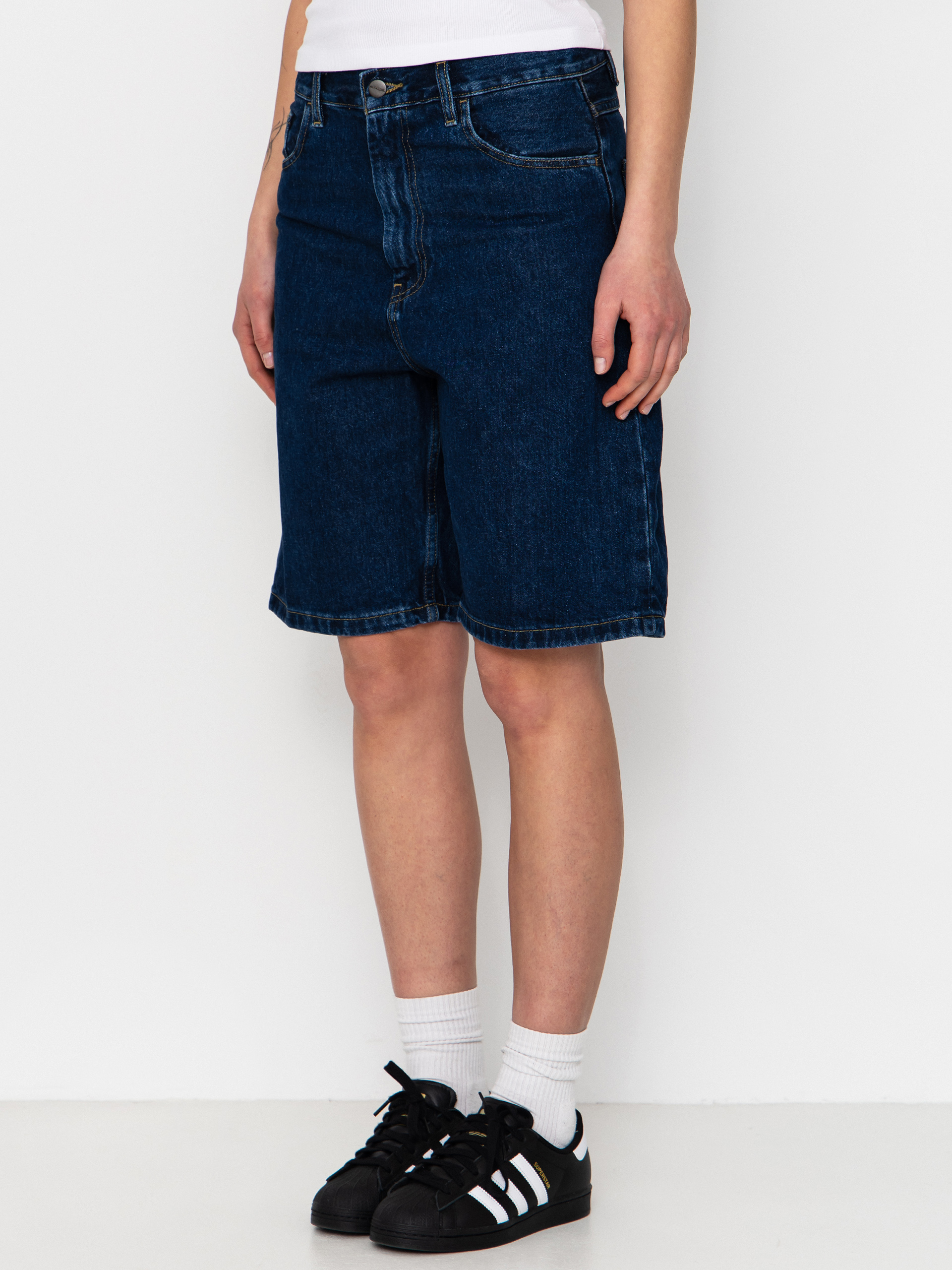 Carhartt WIP Brandon Wmn Rövidnadrág (blue stone washed)