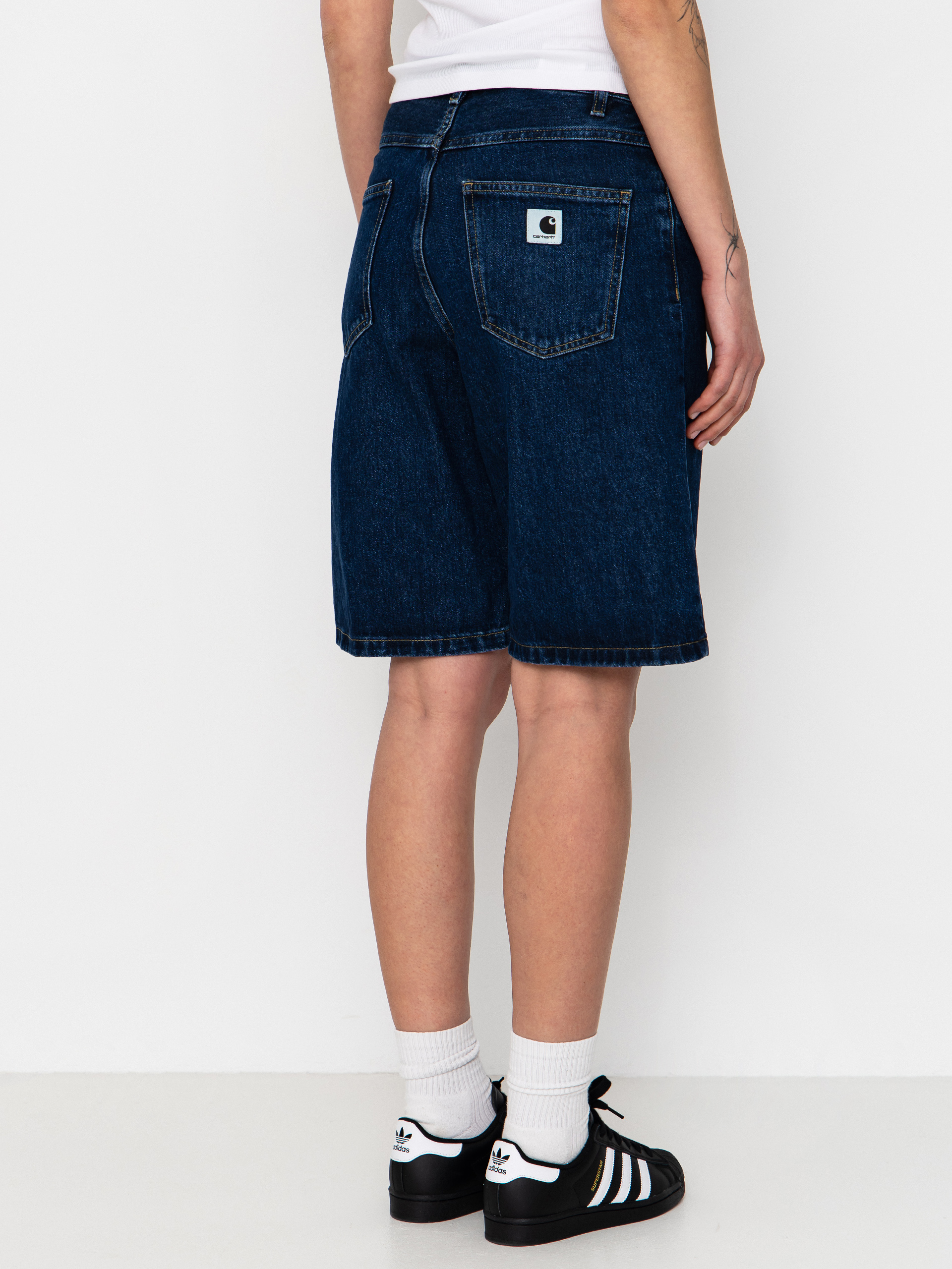 Carhartt WIP Brandon Wmn Rövidnadrág (blue stone washed)