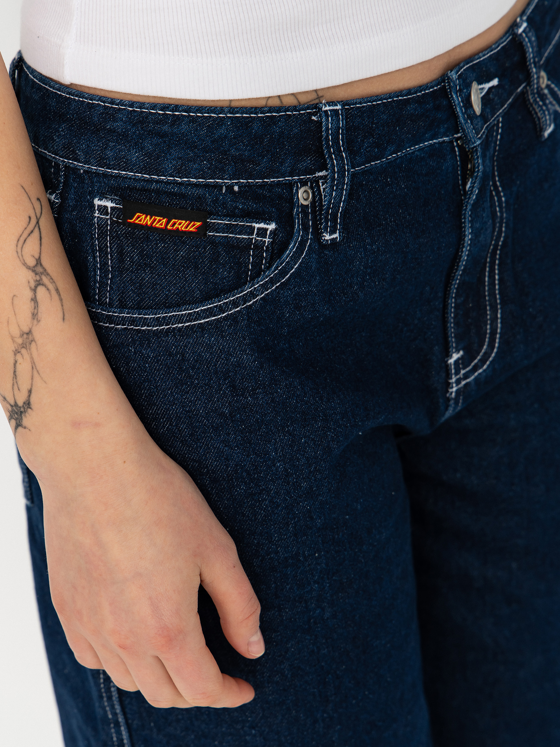 Santa Cruz Split Sun Wmn Rövidnadrág (dark denim)