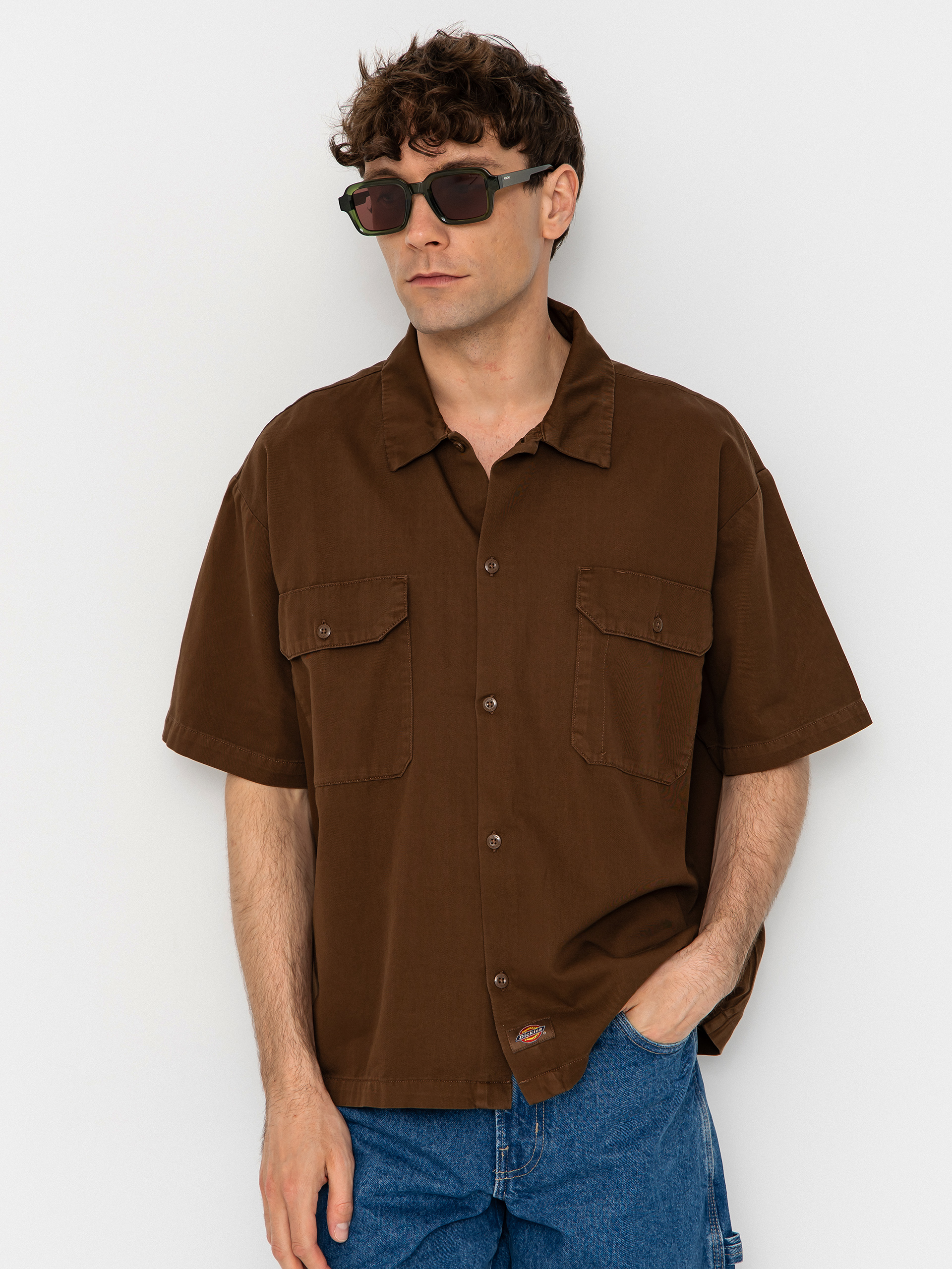 Dickies 247 Garment Dyed Work Ing (timber brown)