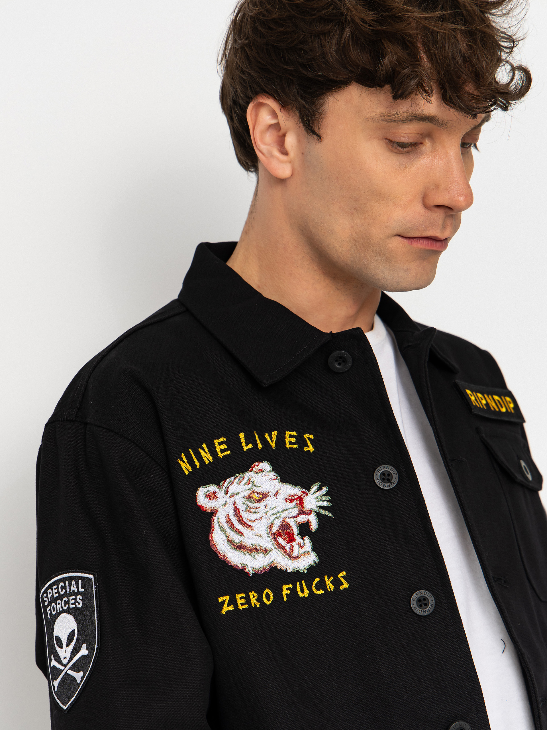 RipNDip Nine Militarty Dzseki (black)