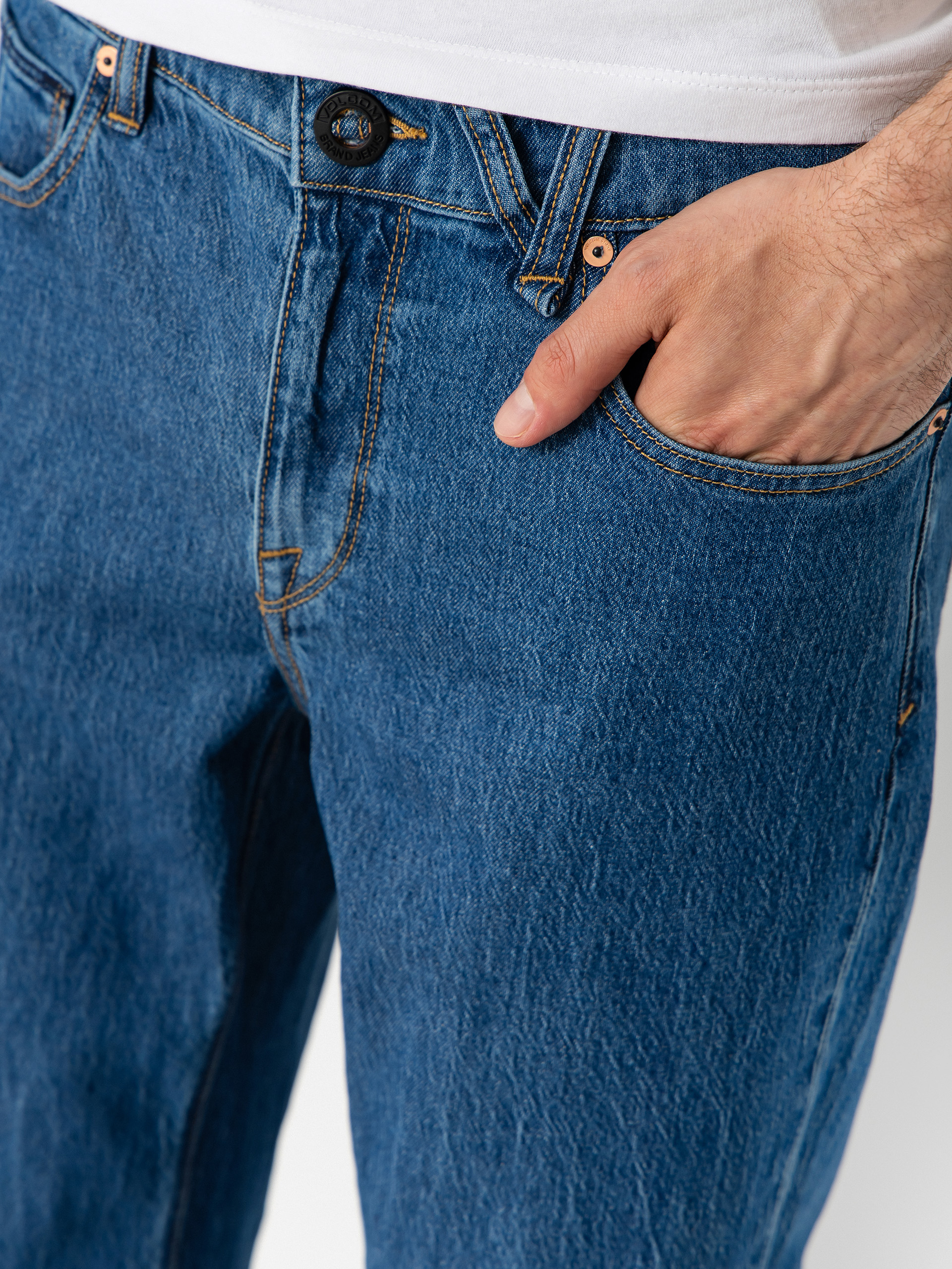 Volcom Solver Kisnadrág (bold blue)