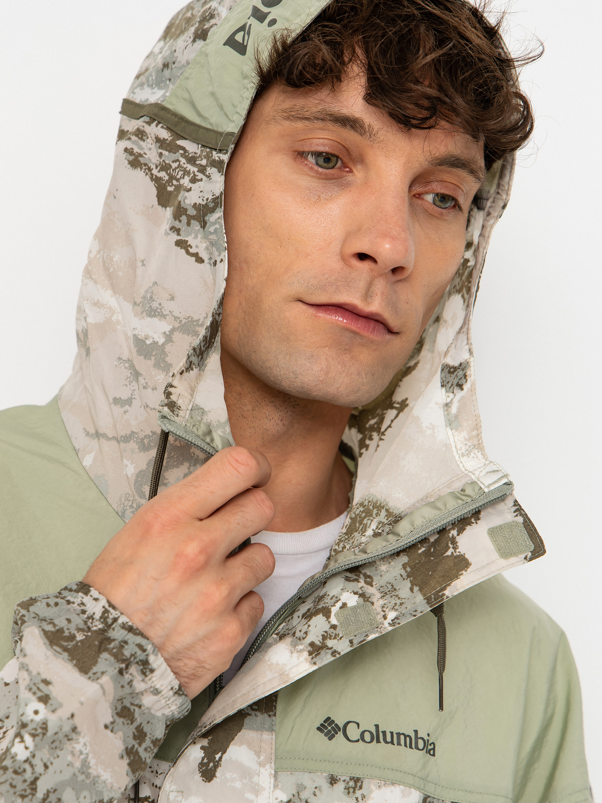 Columbia Challenger II Novelty Windbreaker Dzseki (safari fieldaze/safari)