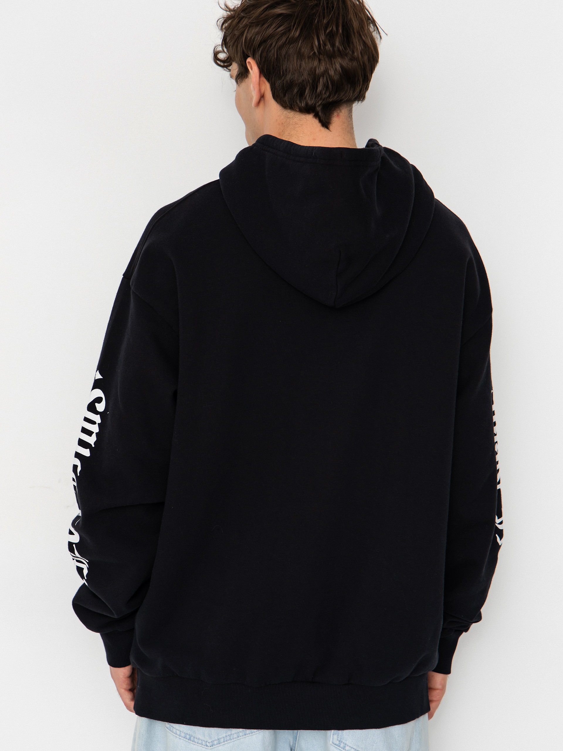 Brixton Smile Always Relaxed HD Kapucnis pulóver (black worn wash)