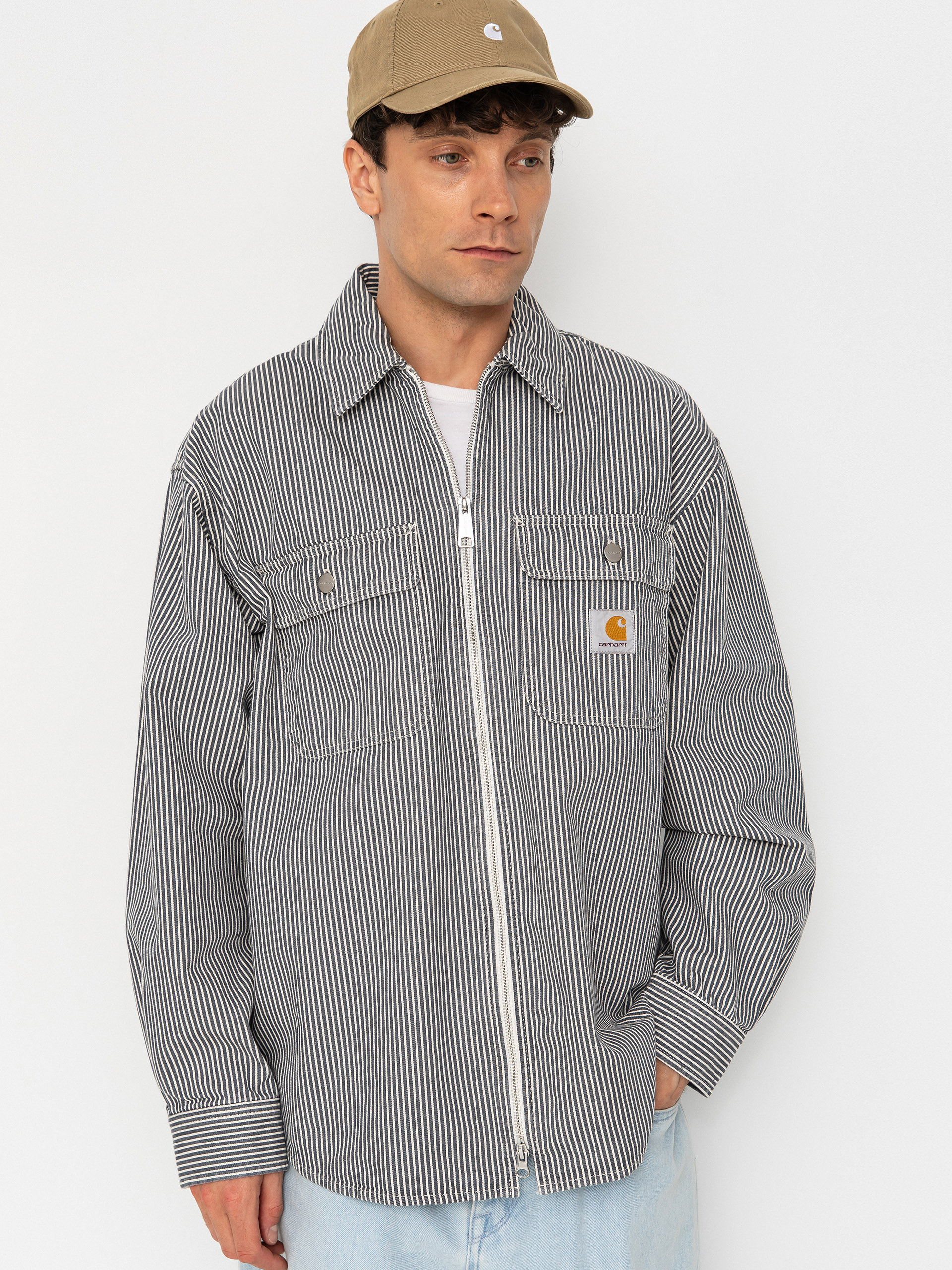 Carhartt WIP Mercer Dzseki (mercer stripe/graphite/wax)