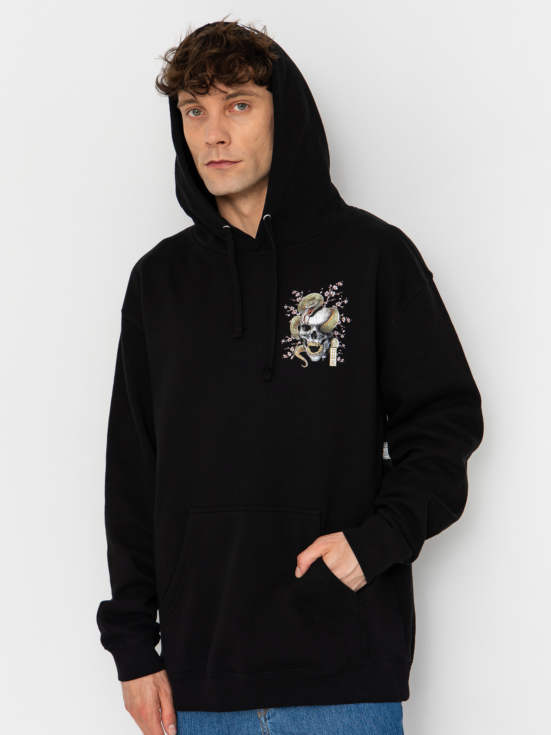 Kapucnis pulóver DGK Strength HD (black)