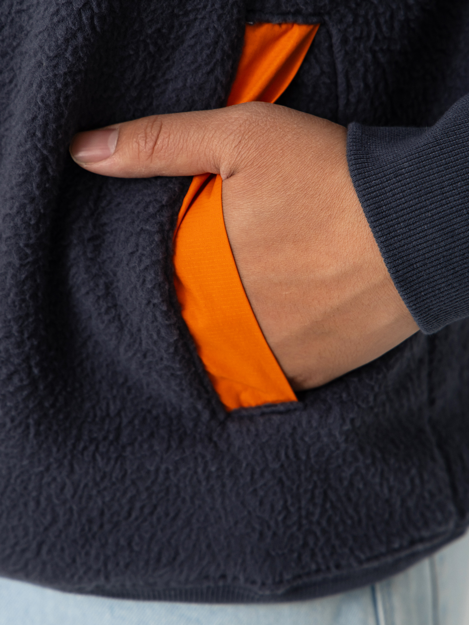 Férfi Billabong Boundary Shore Polár pulóver (ombre blue)