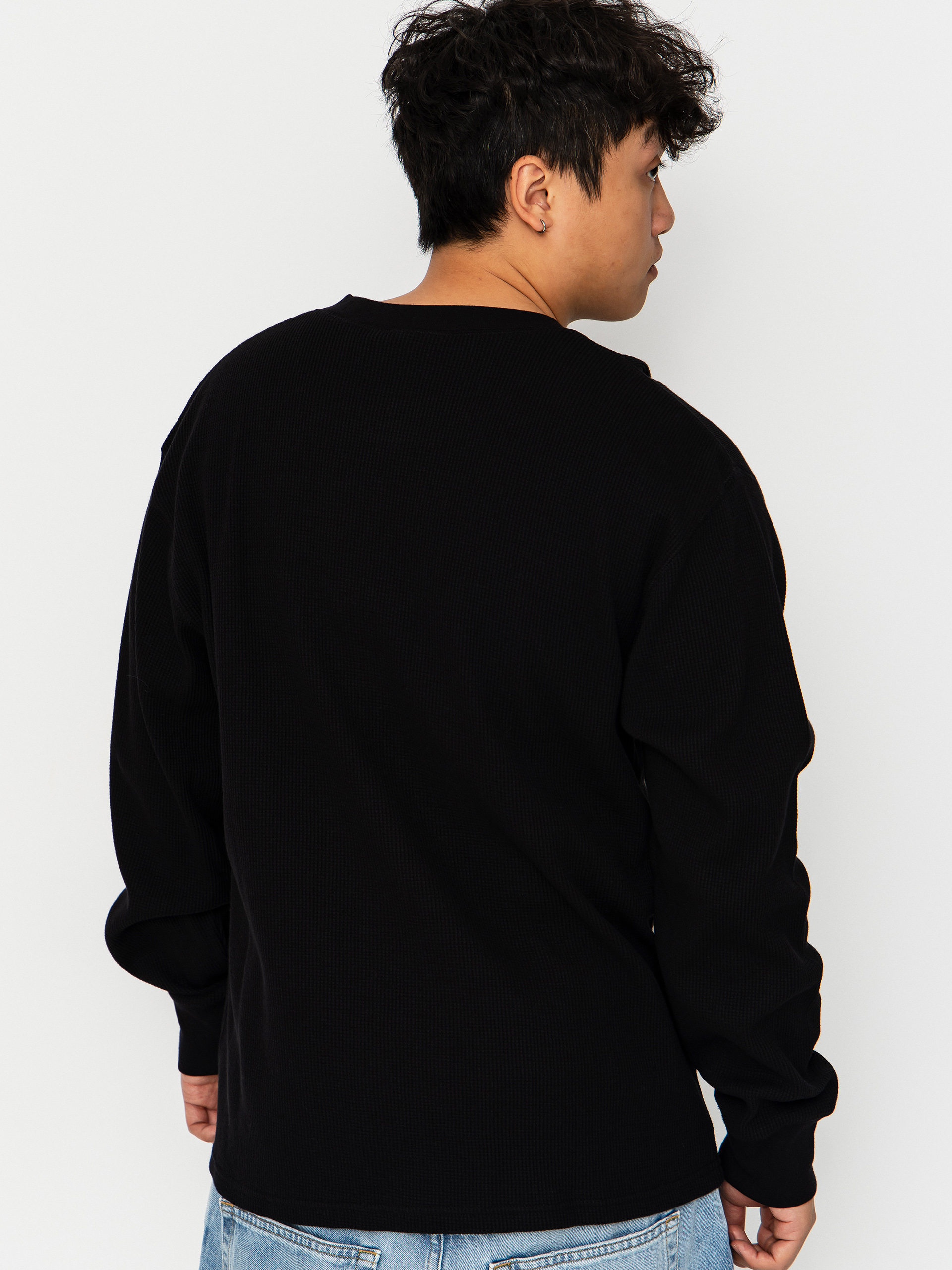 Carhartt WIP Eightynine Waffle Hosszú ujjú felső (black/white)