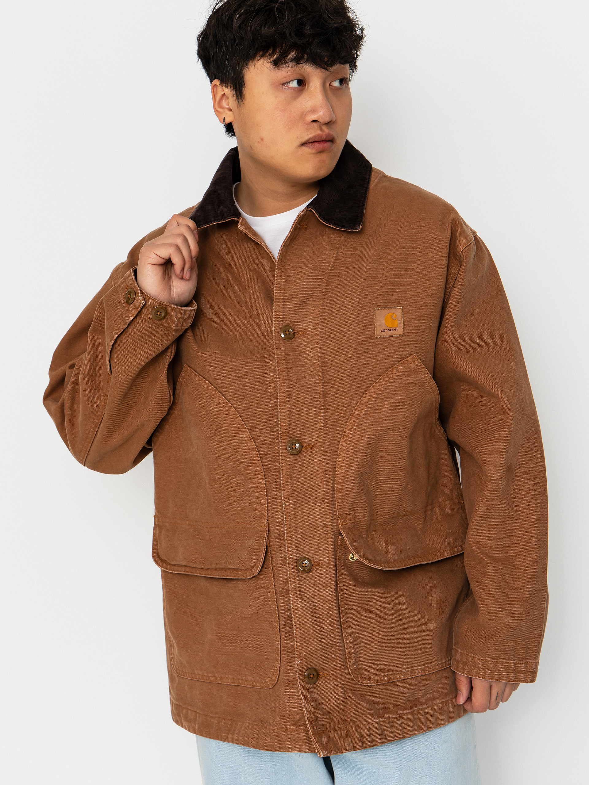 Carhartt WIP Prescott Coat Dzseki (hamilton brown/tobacco)