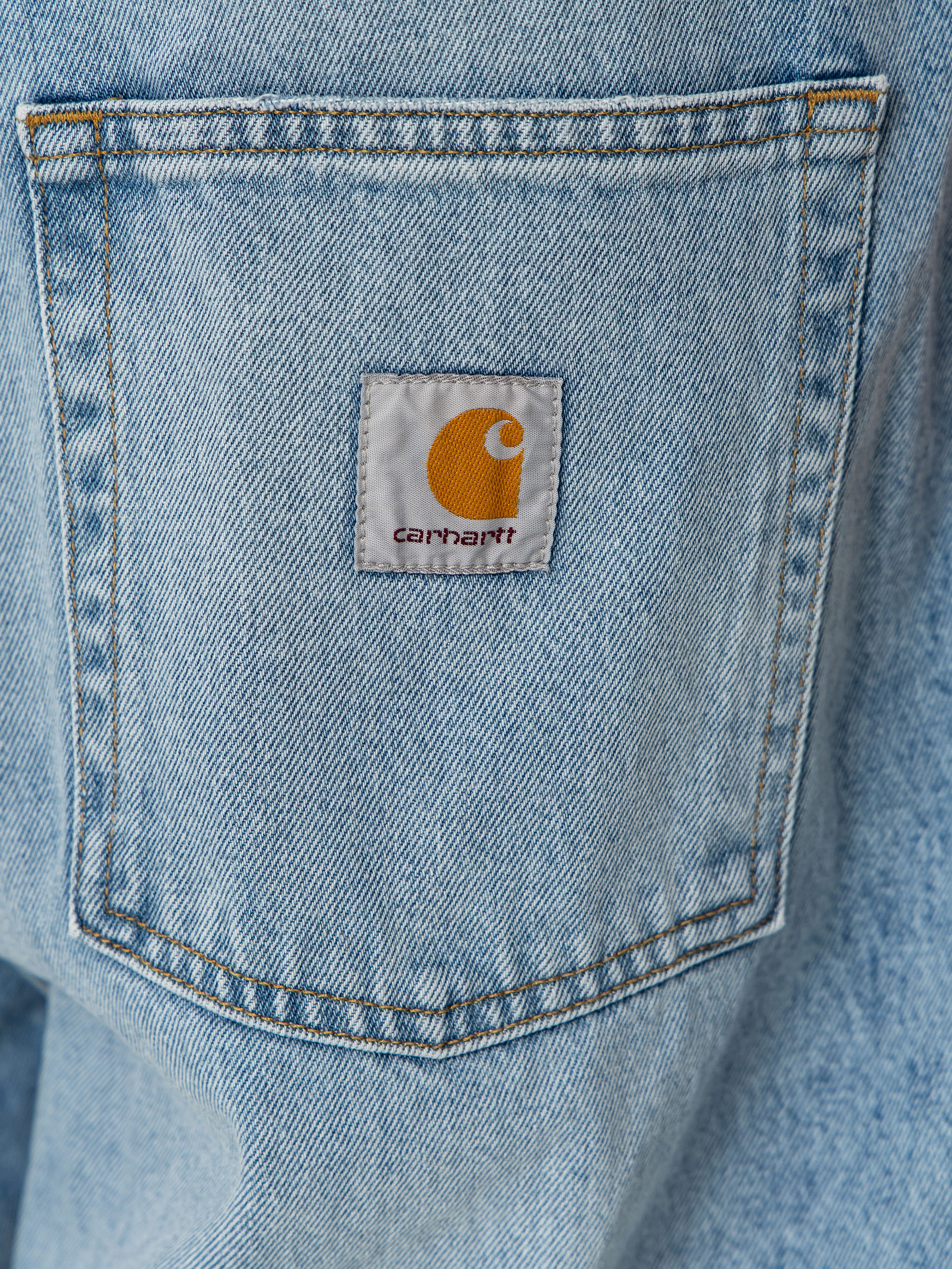 Rövidnadrág Carhartt WIP Brandon (blue heavy worn bleached)
