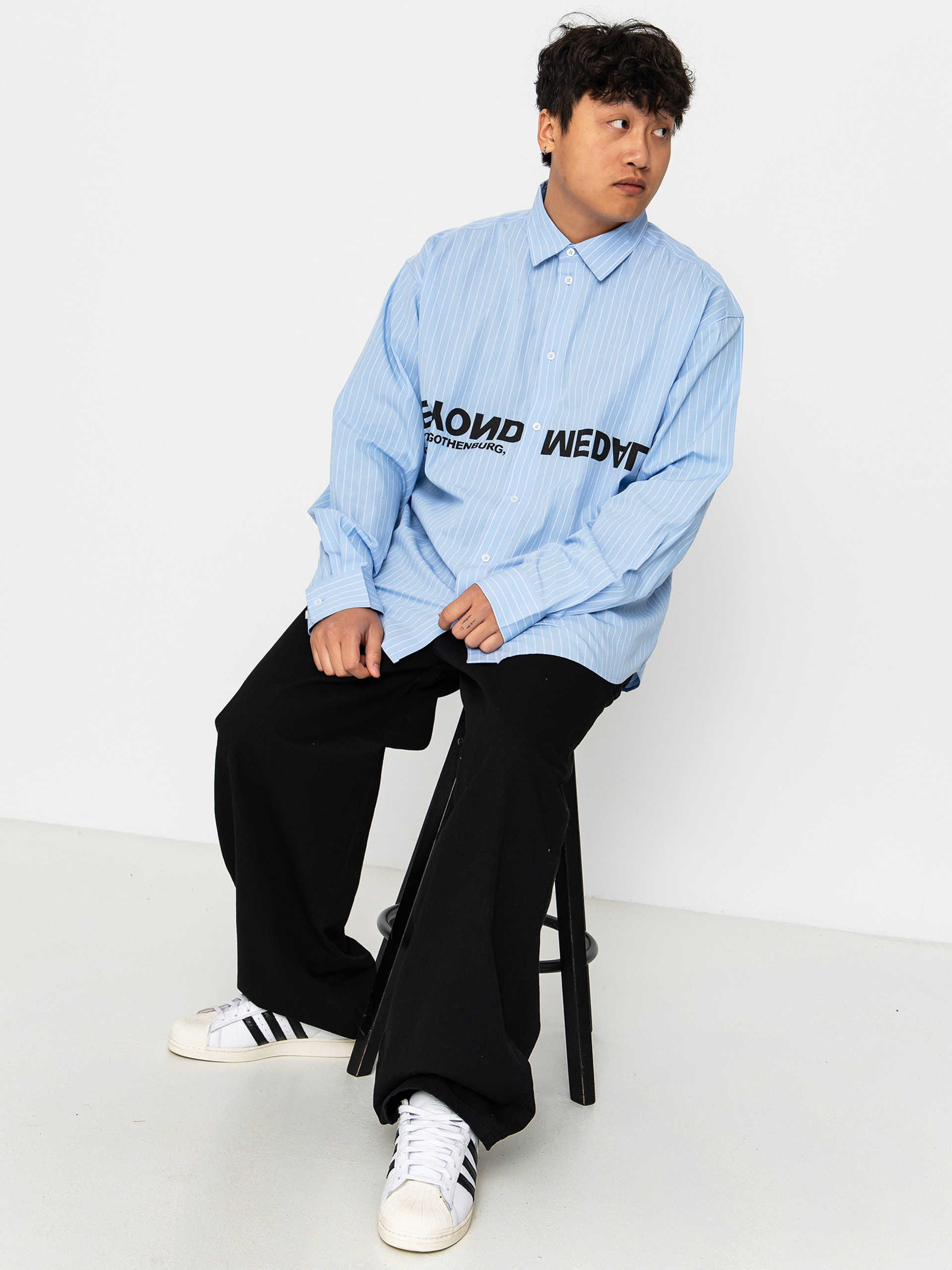 Beyond Medals Button Up Ing (l.blue)