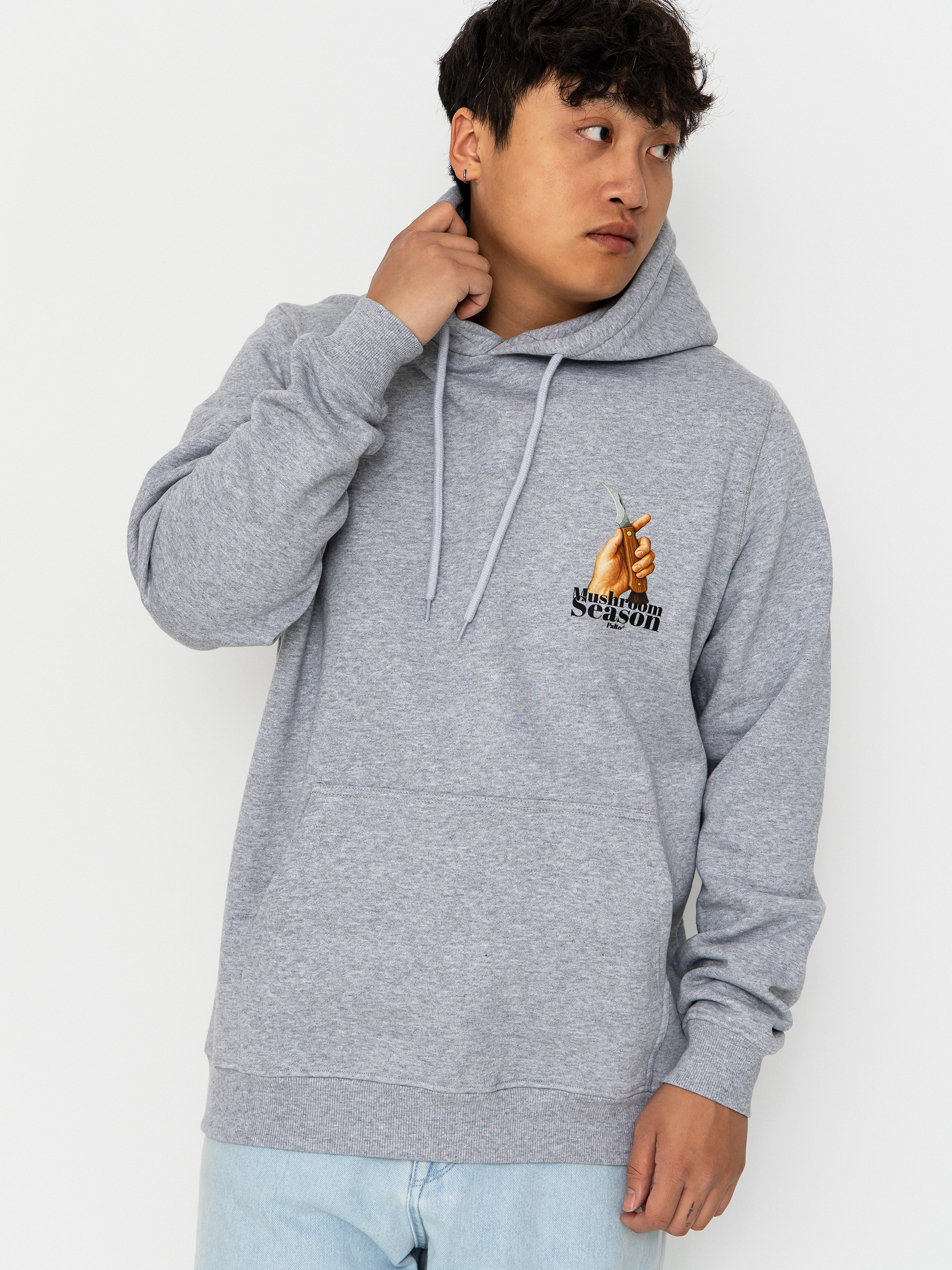Palto Mushroom Hunter HD Kapucnis pulóver (grey)