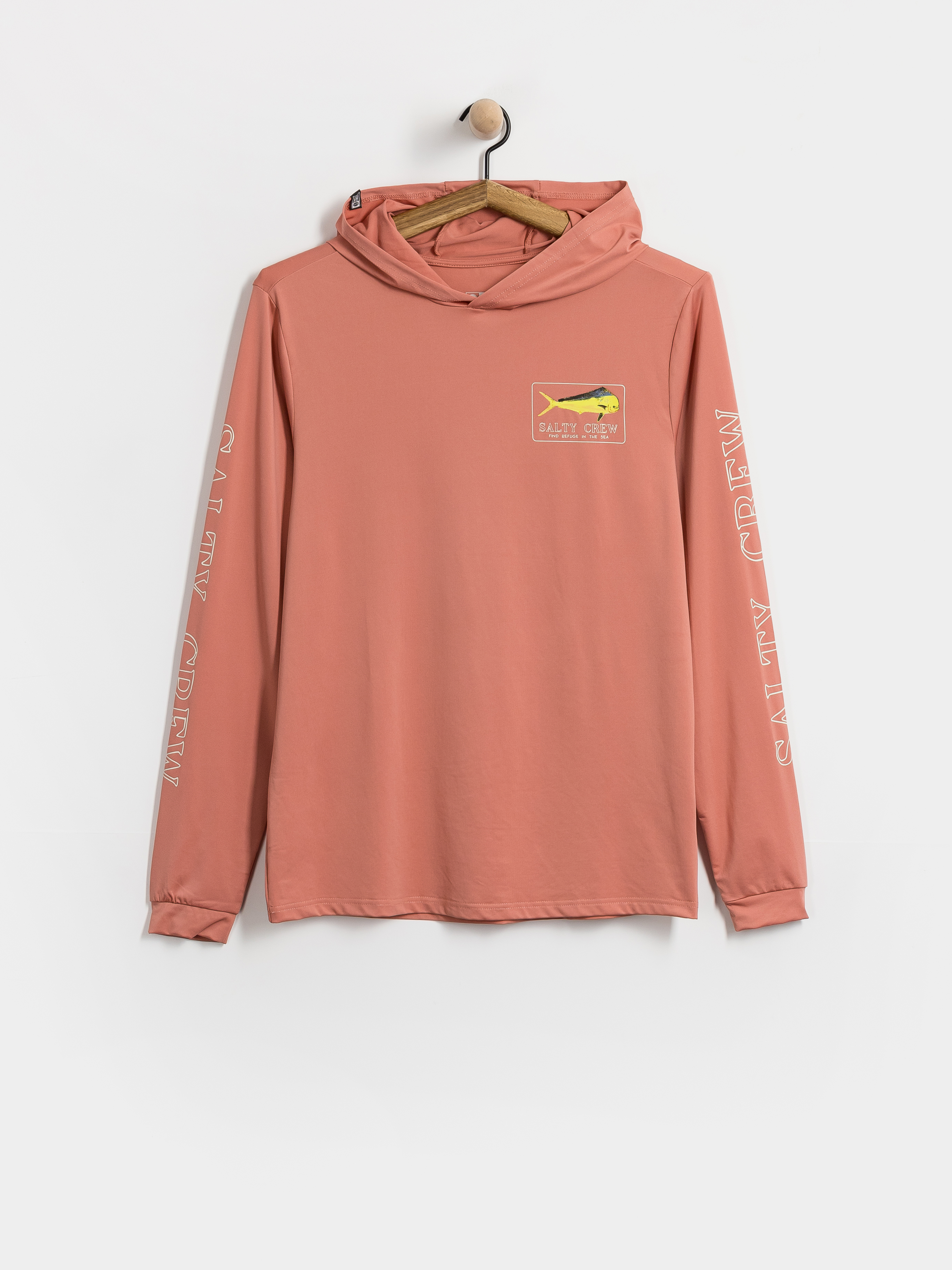 Salty Crew Golden Mahi Hood Sunshirt Hosszú ujjú felső (coral)