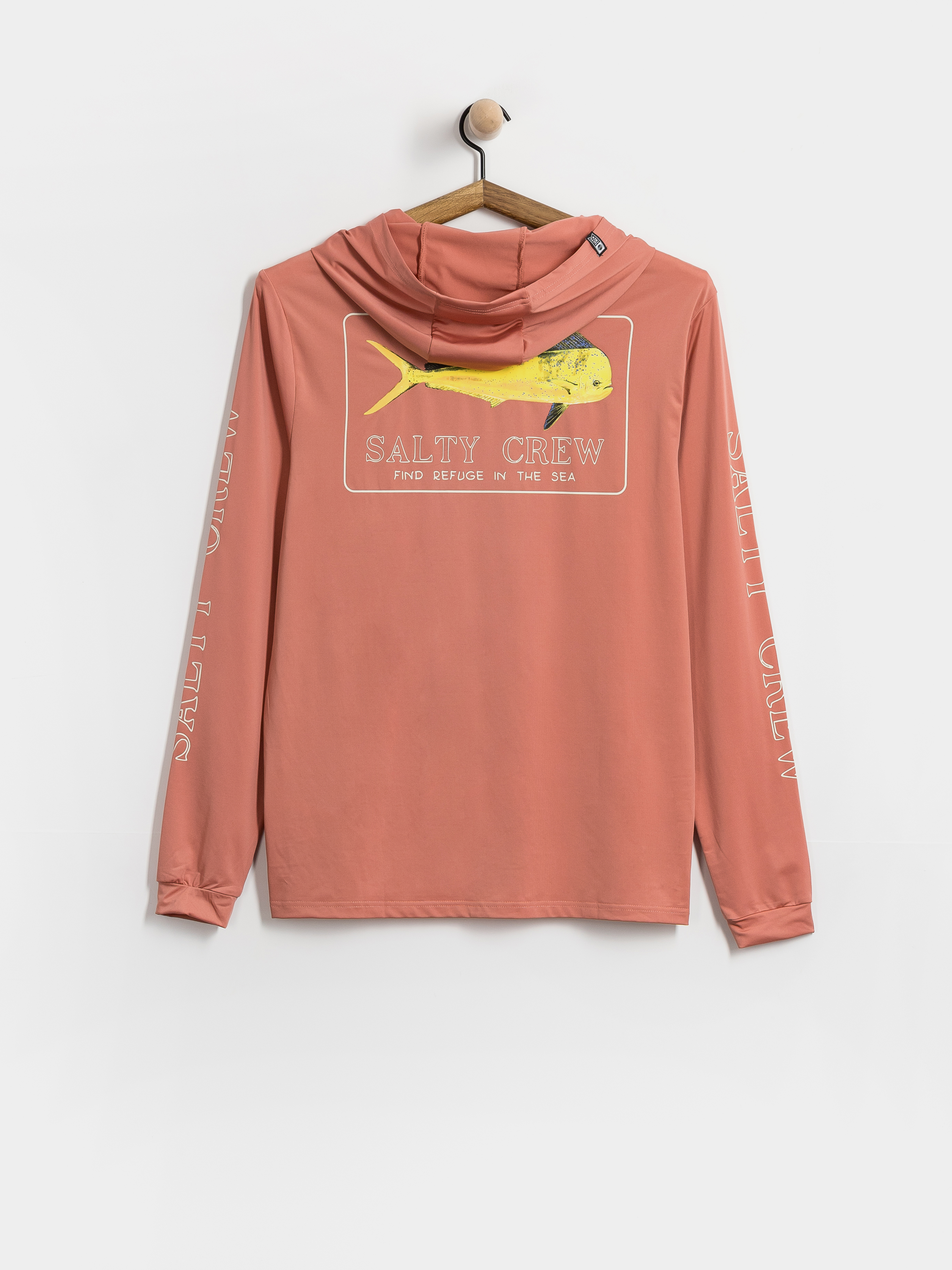 Salty Crew Golden Mahi Hood Sunshirt Hosszú ujjú felső (coral)