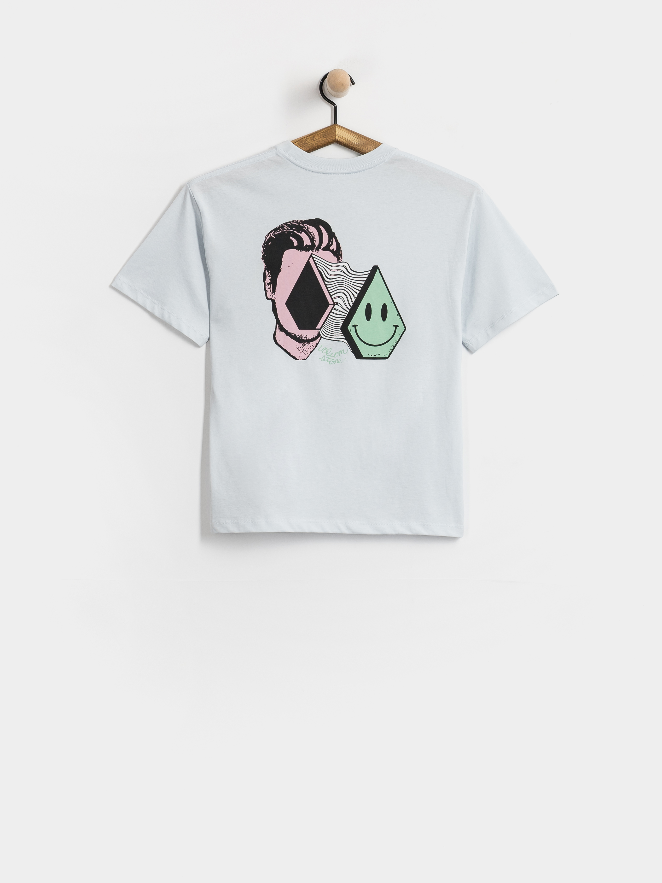 Póló Volcom Aura Bsc JR (light blue acid)