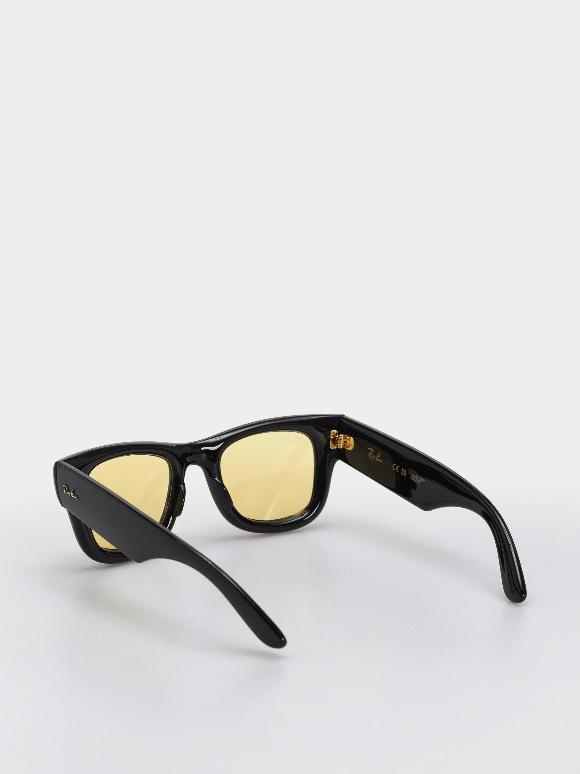 Ray-Ban Wayfarer Puffer Napszemüvegek (polerowany czarny/żółty)