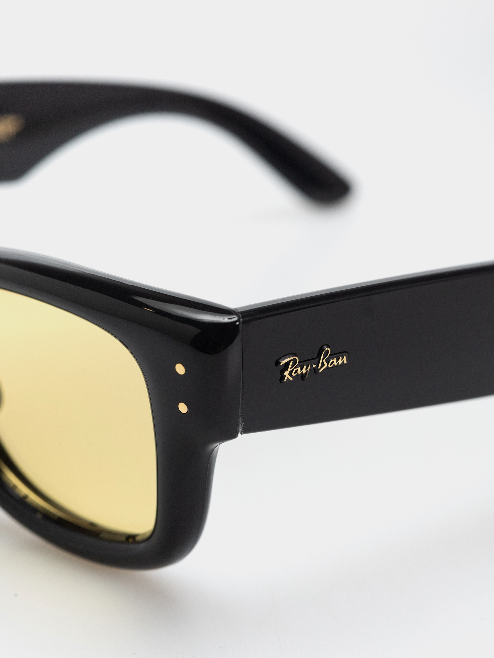 Ray-Ban Wayfarer Puffer Napszemüvegek (polerowany czarny/żółty)