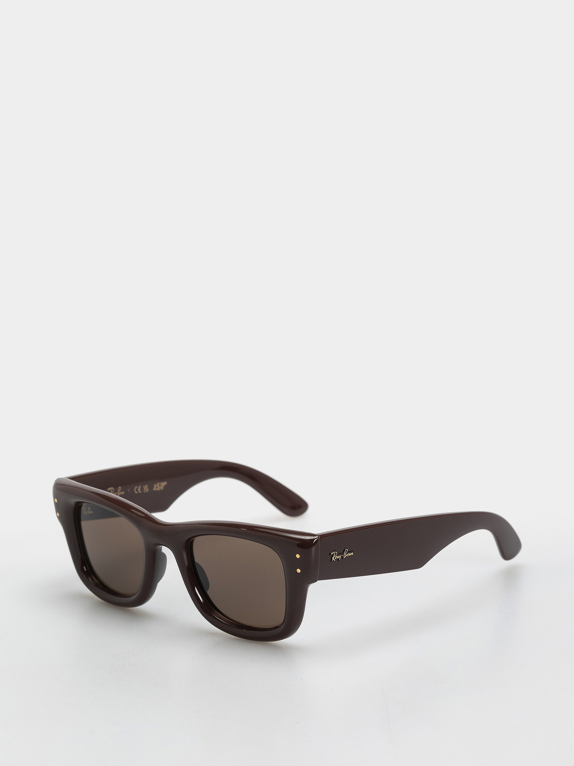 Ray-Ban Wayfarer Puffer Napszemüvegek (polerowany ciemnobrązowy/ciemnobrązowy)